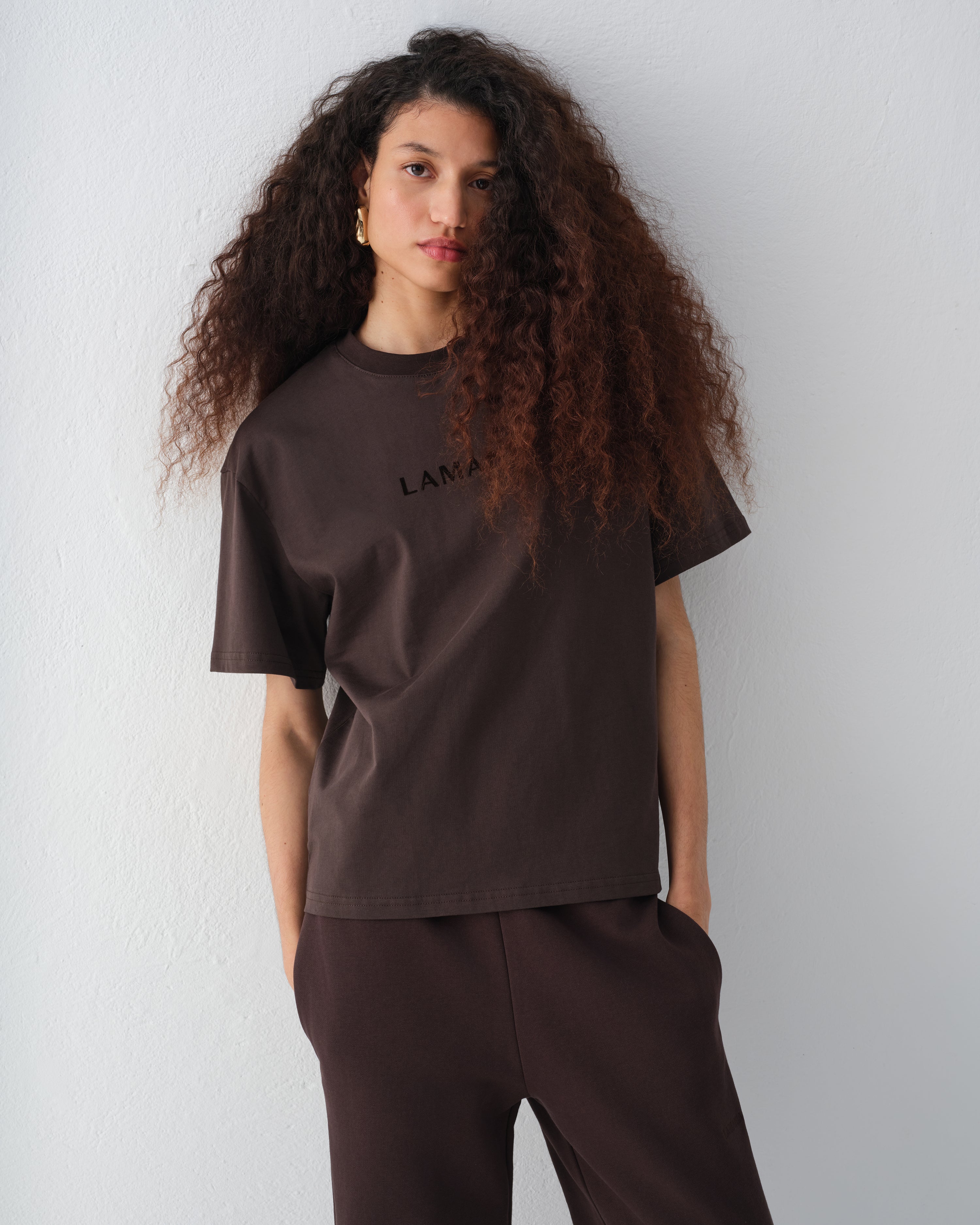 HAYLA DARK CHOCOLATE T-SHIRT