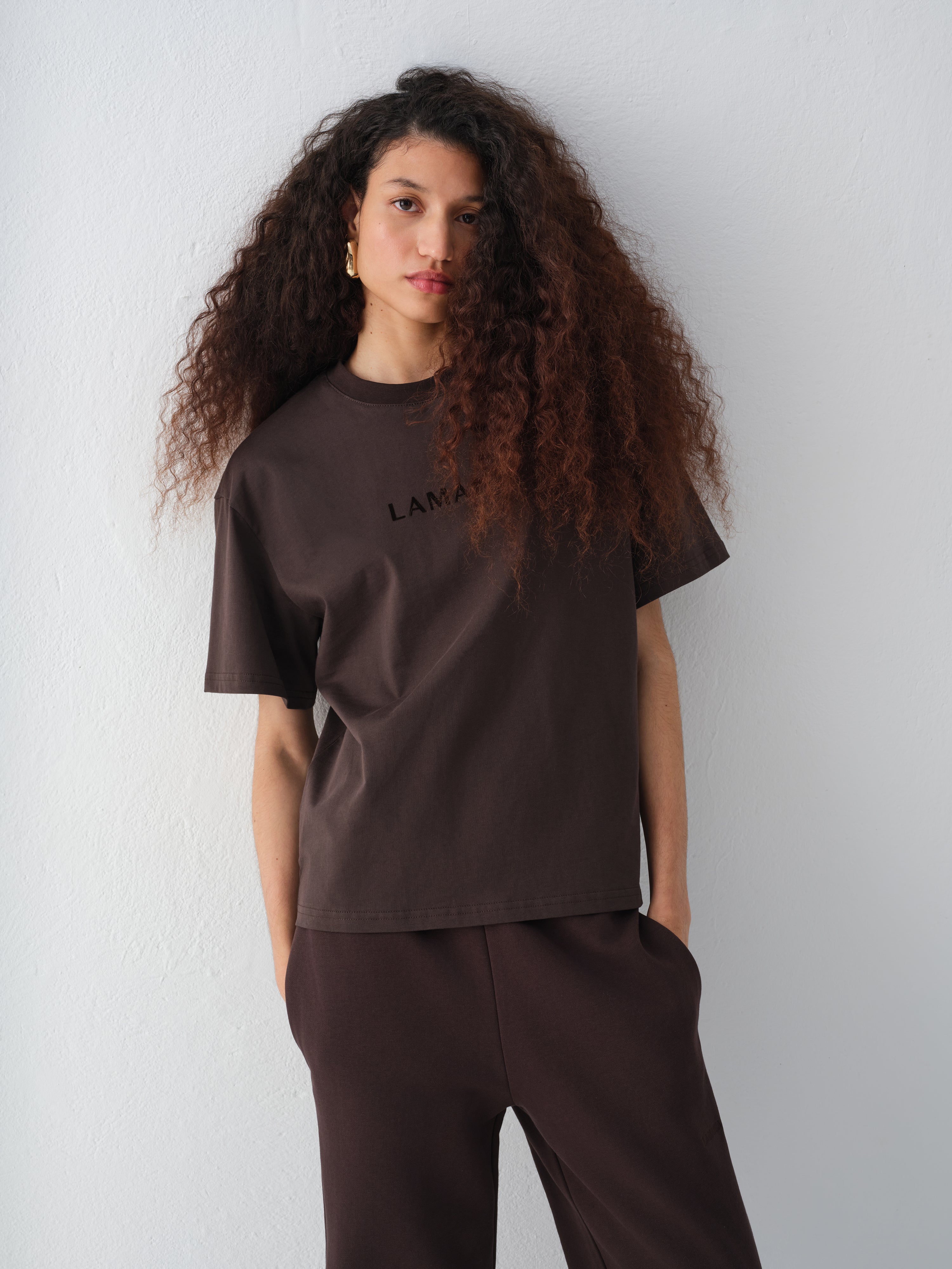 HAYLA DARK CHOCOLATE T-SHIRT