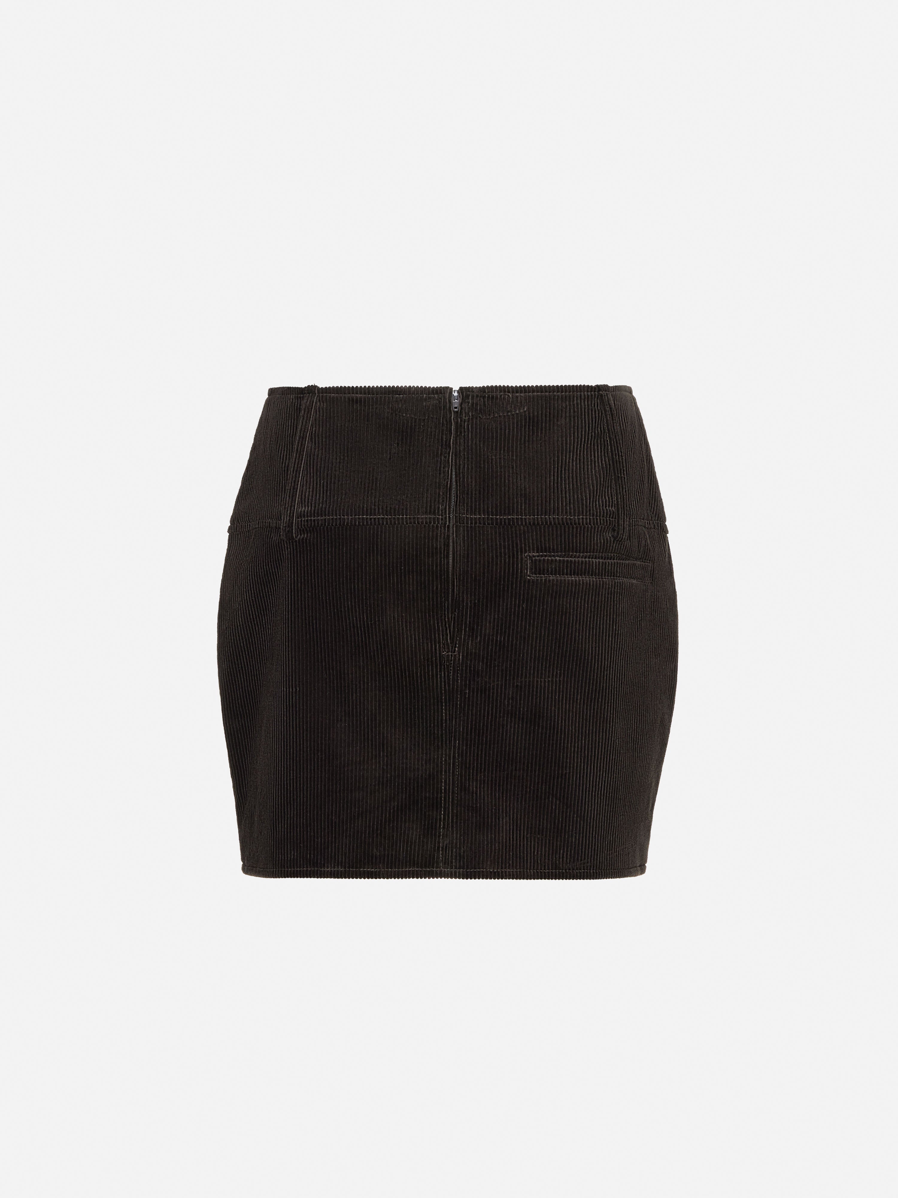 IVA DARK CHOCOLATE SKIRT