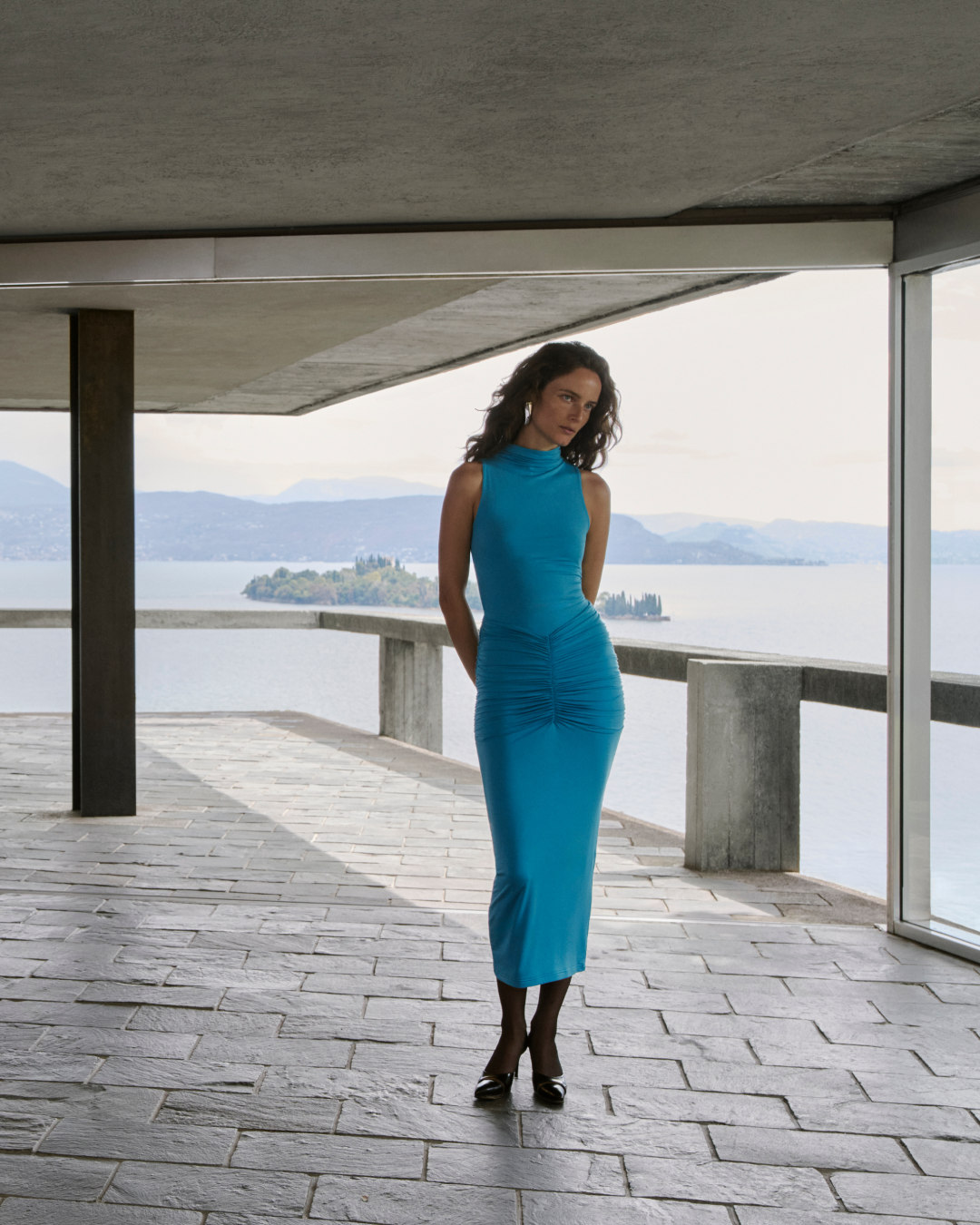 DESONA BLUE DRESS