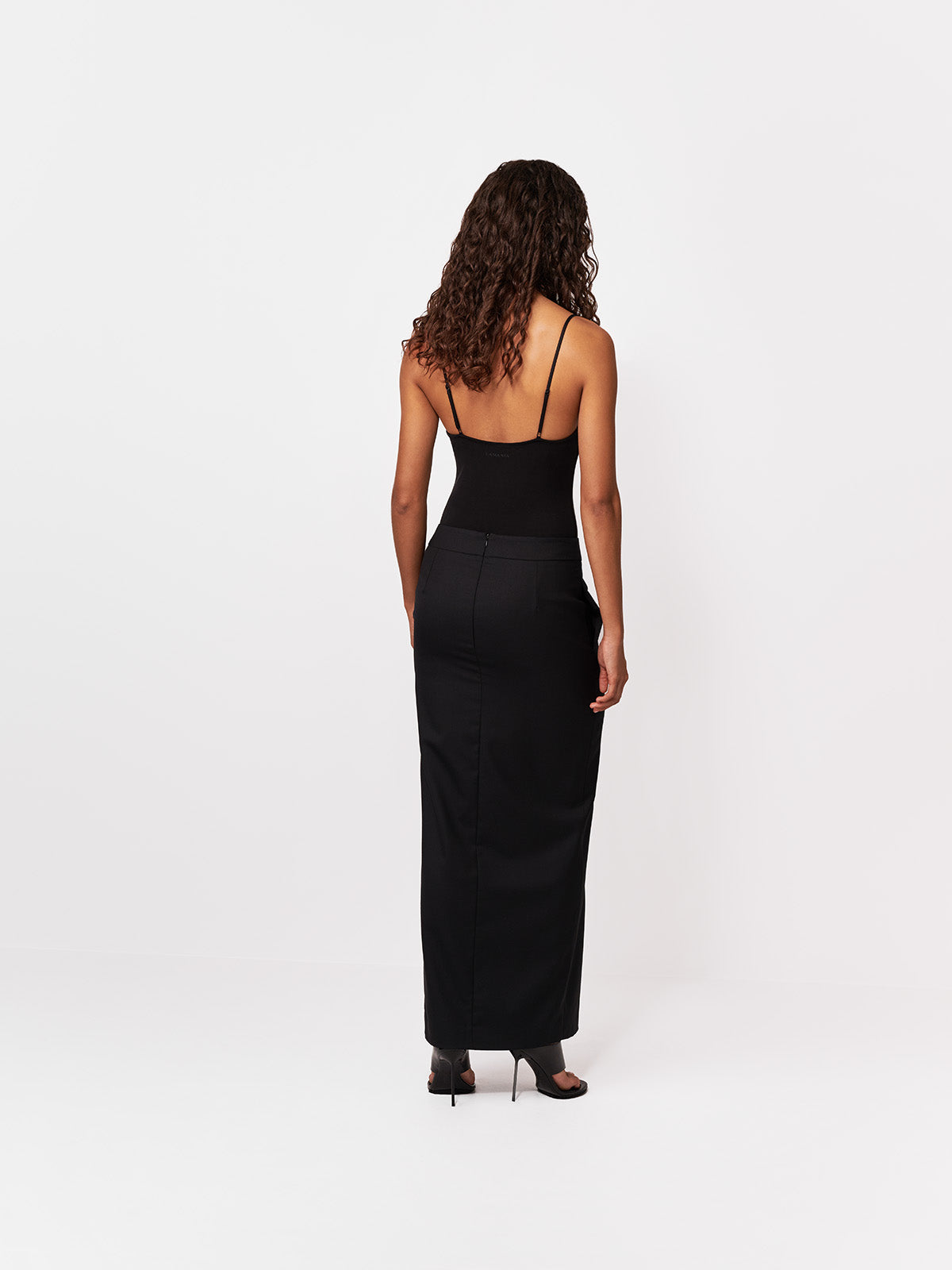 SPÓDNICA MAXI MOVI BLACK