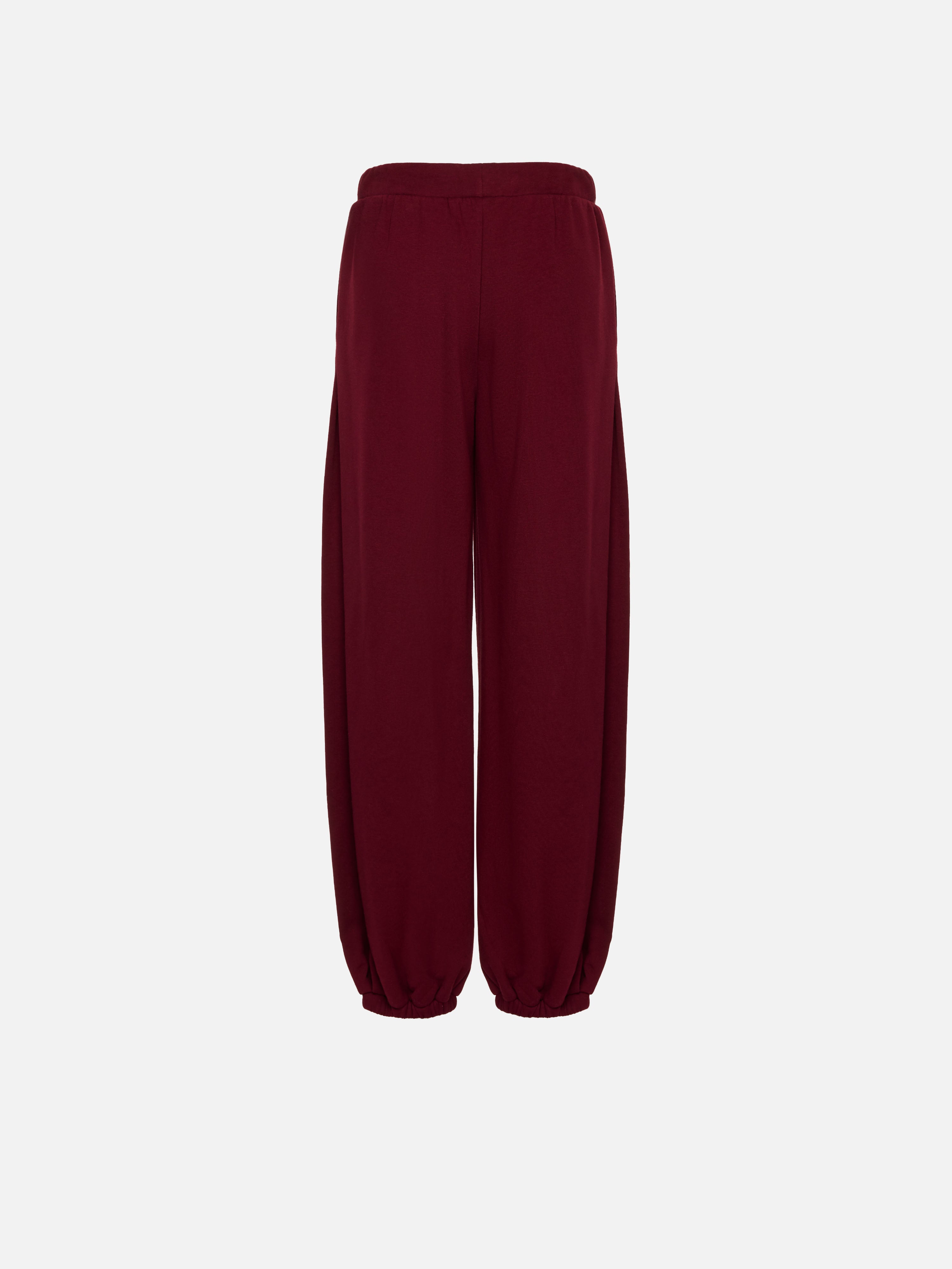 ALYA BURGUNDY SWEATPANTS