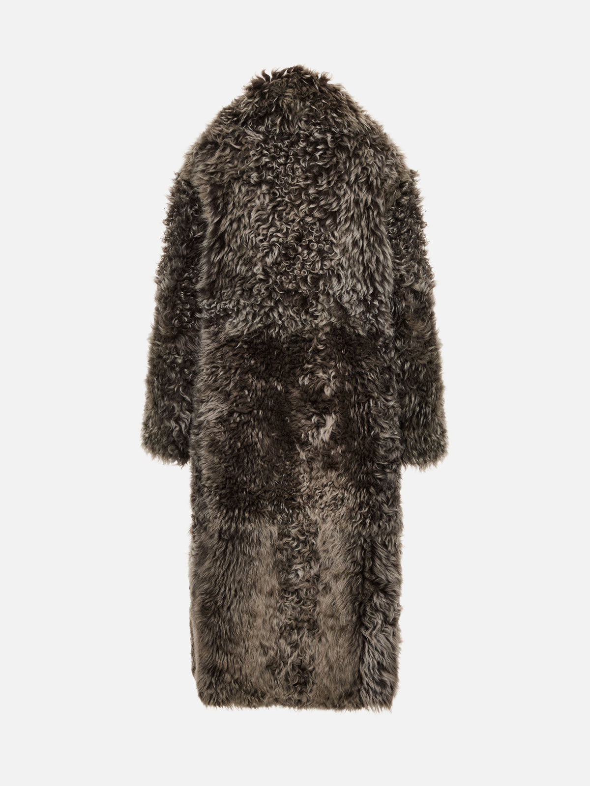 LILITH DARK CHOCOLATE SHEARLING COAT