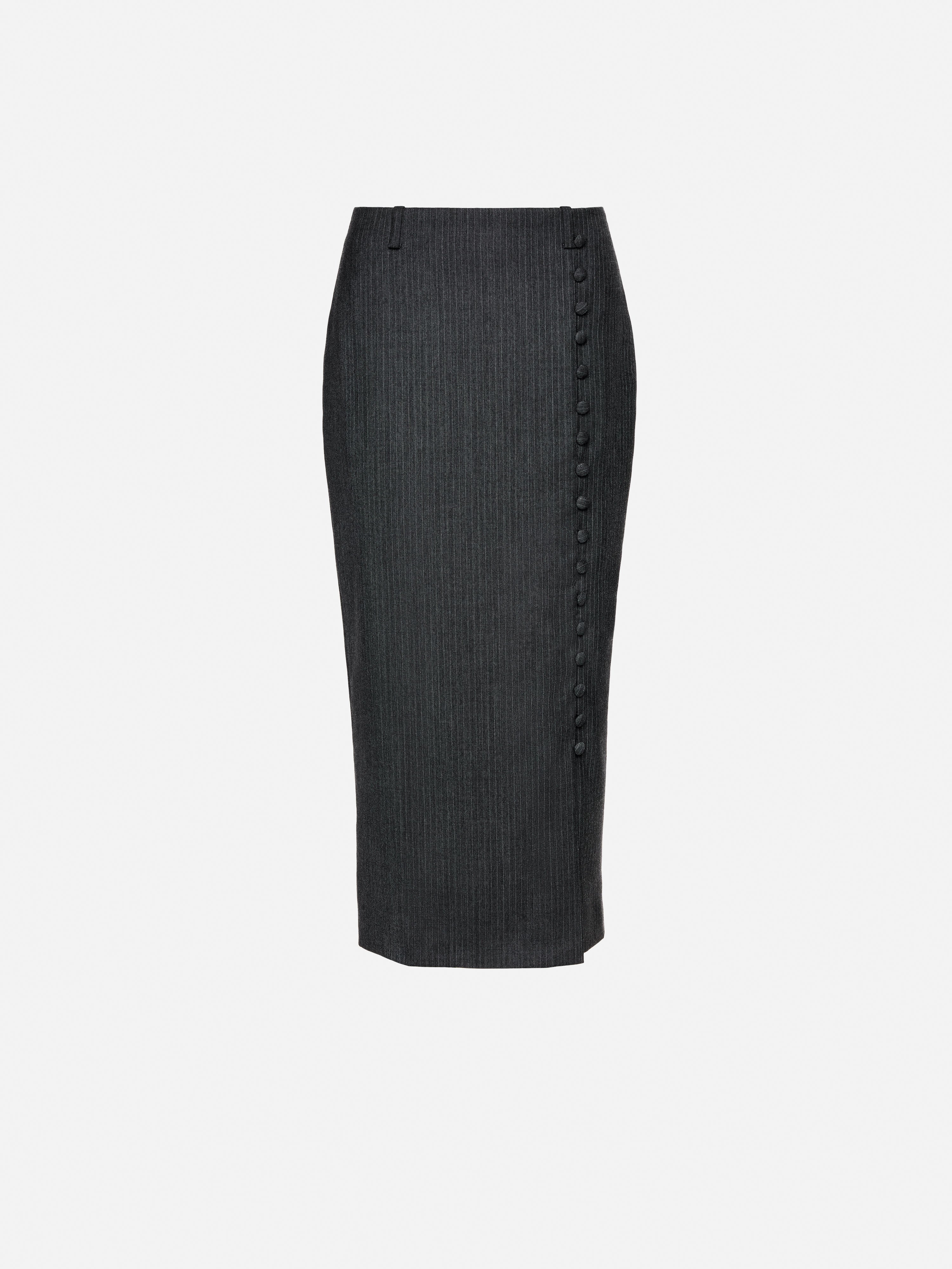 SPÓDNICA VIONNE DARK GREY MELANGE