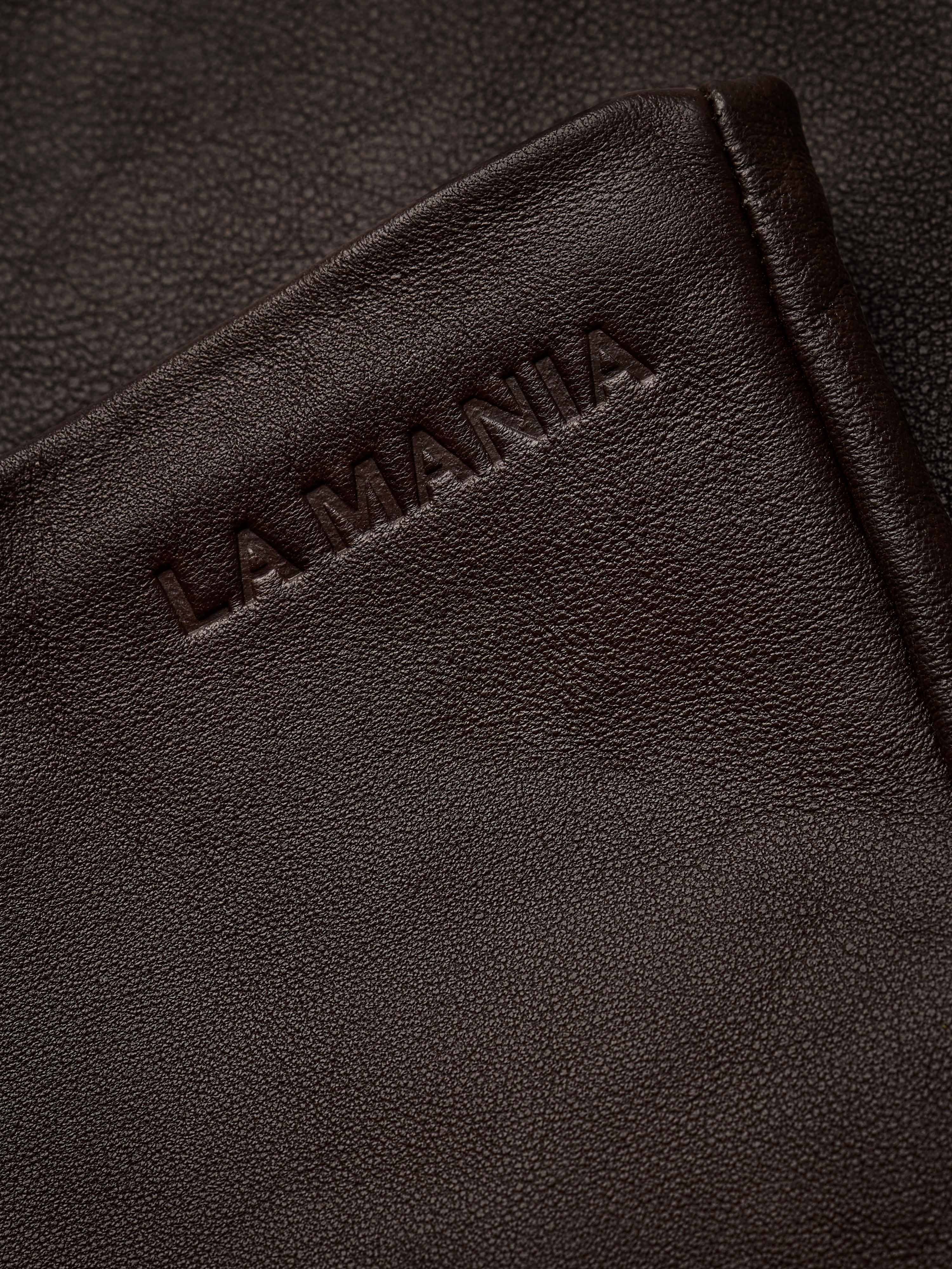 LEONORA DARK CHOCOLATE GLOVES