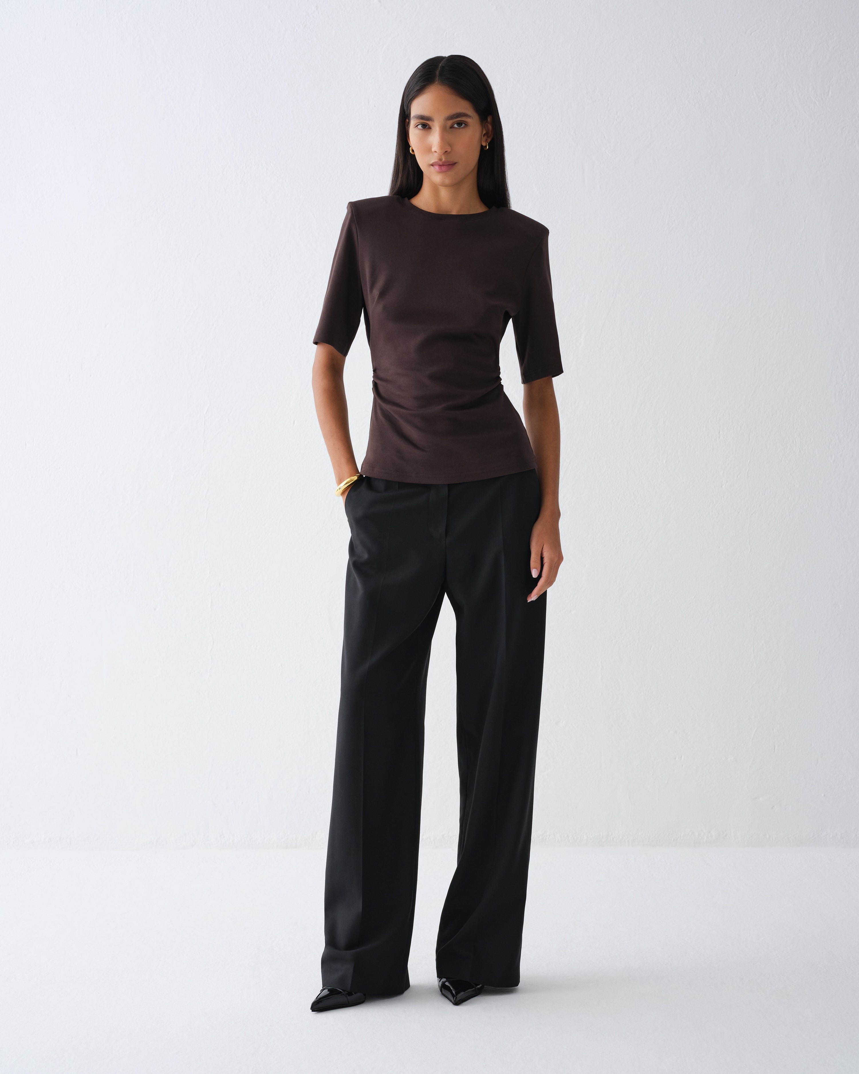 T-SHIRT LOGAN DARK CHOCOLATE