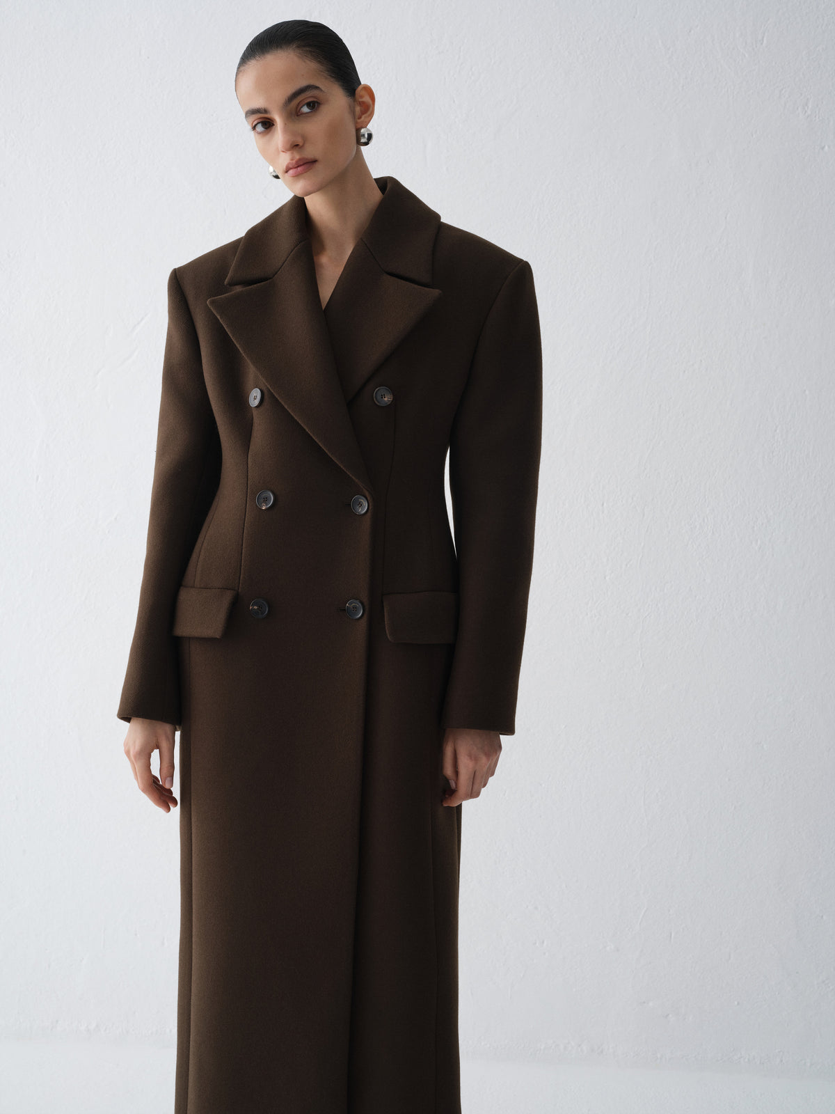 LUNA DARK CHOCOLATE COAT