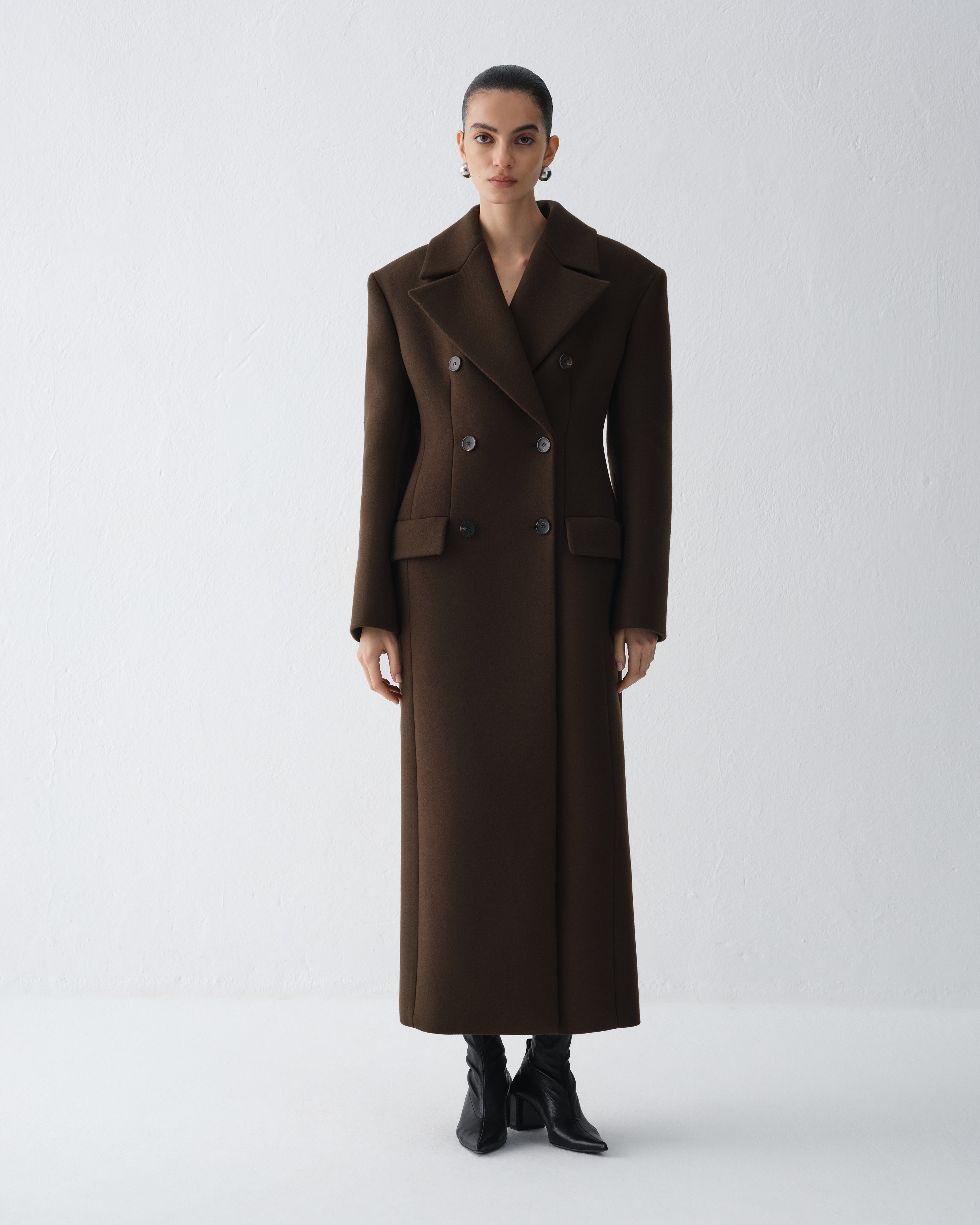 LUNA DARK CHOCOLATE COAT