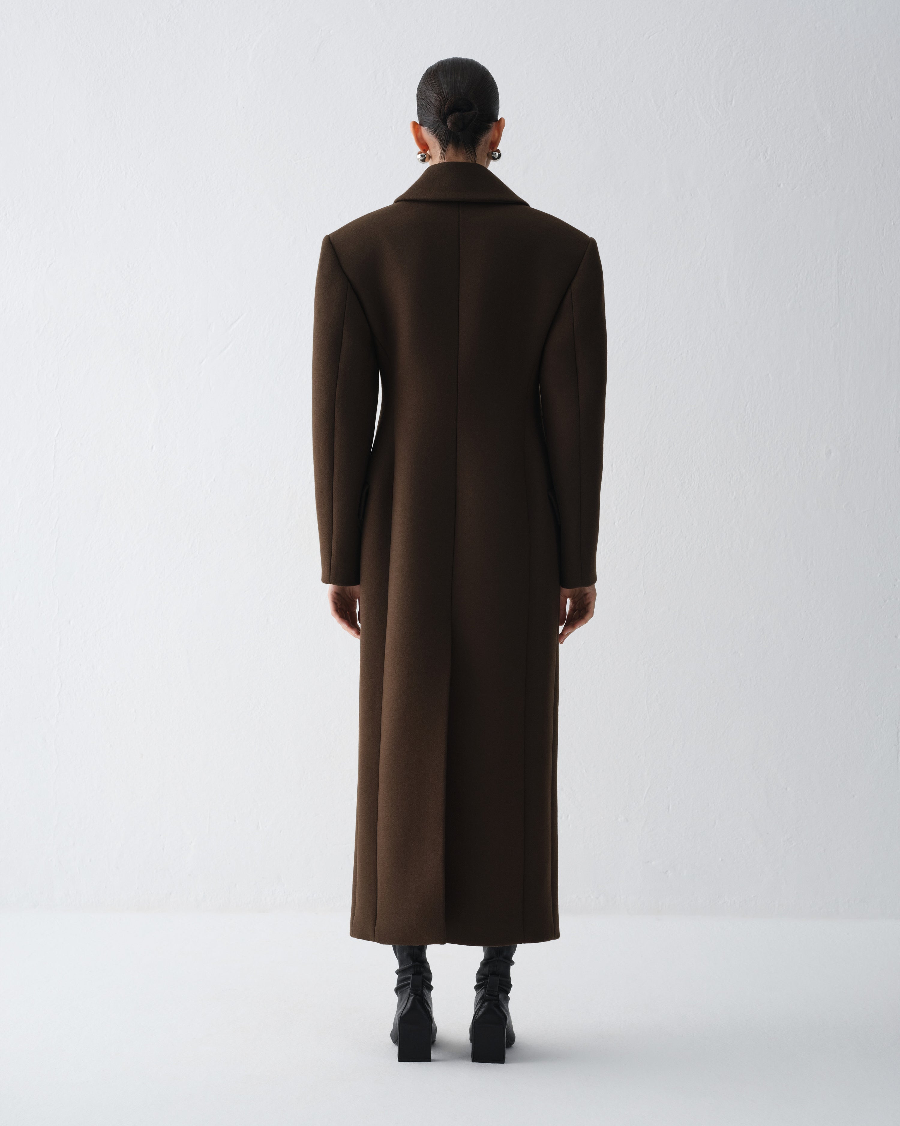 LUNA DARK CHOCOLATE COAT