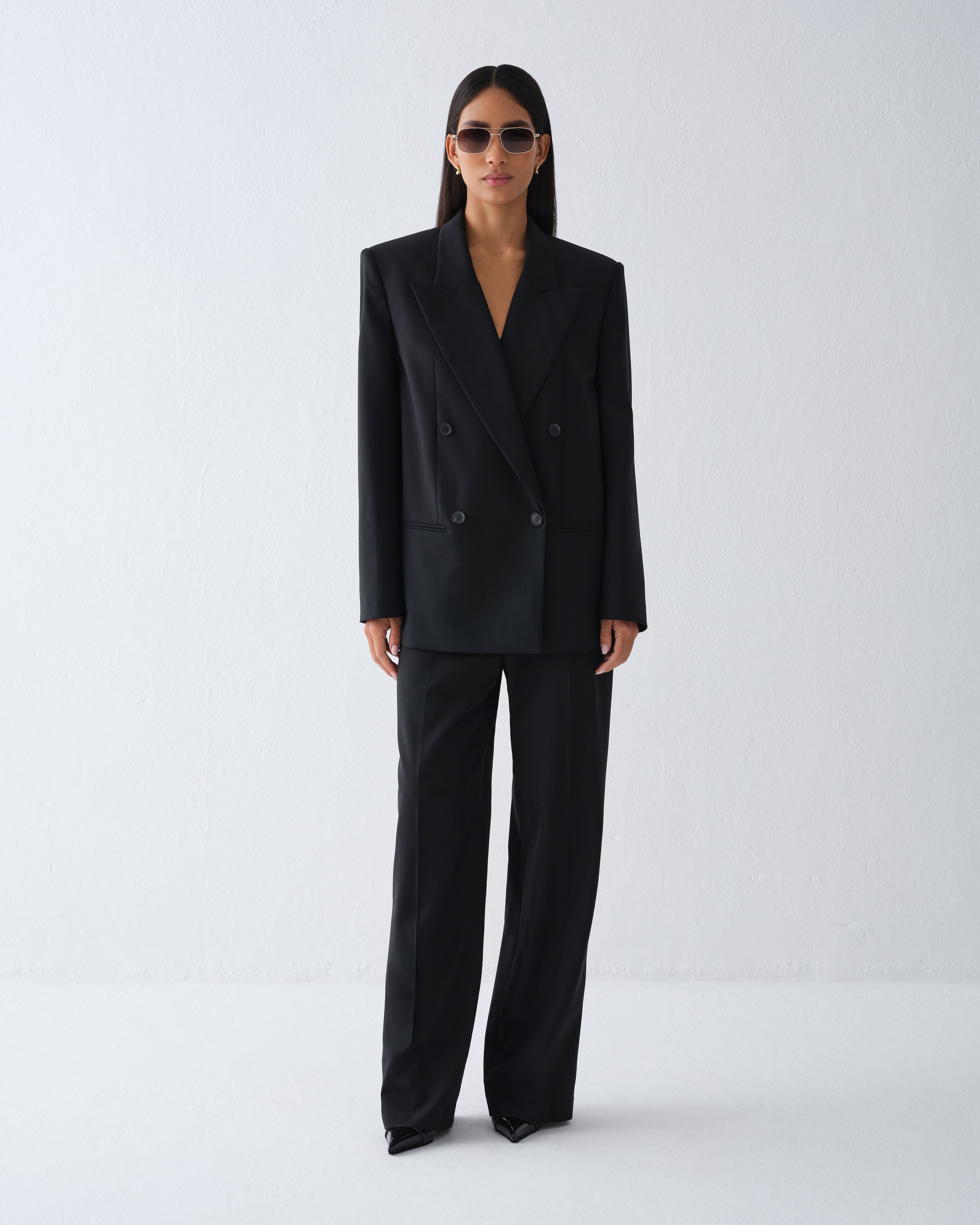 SELI BLACK DRESS TROUSERS