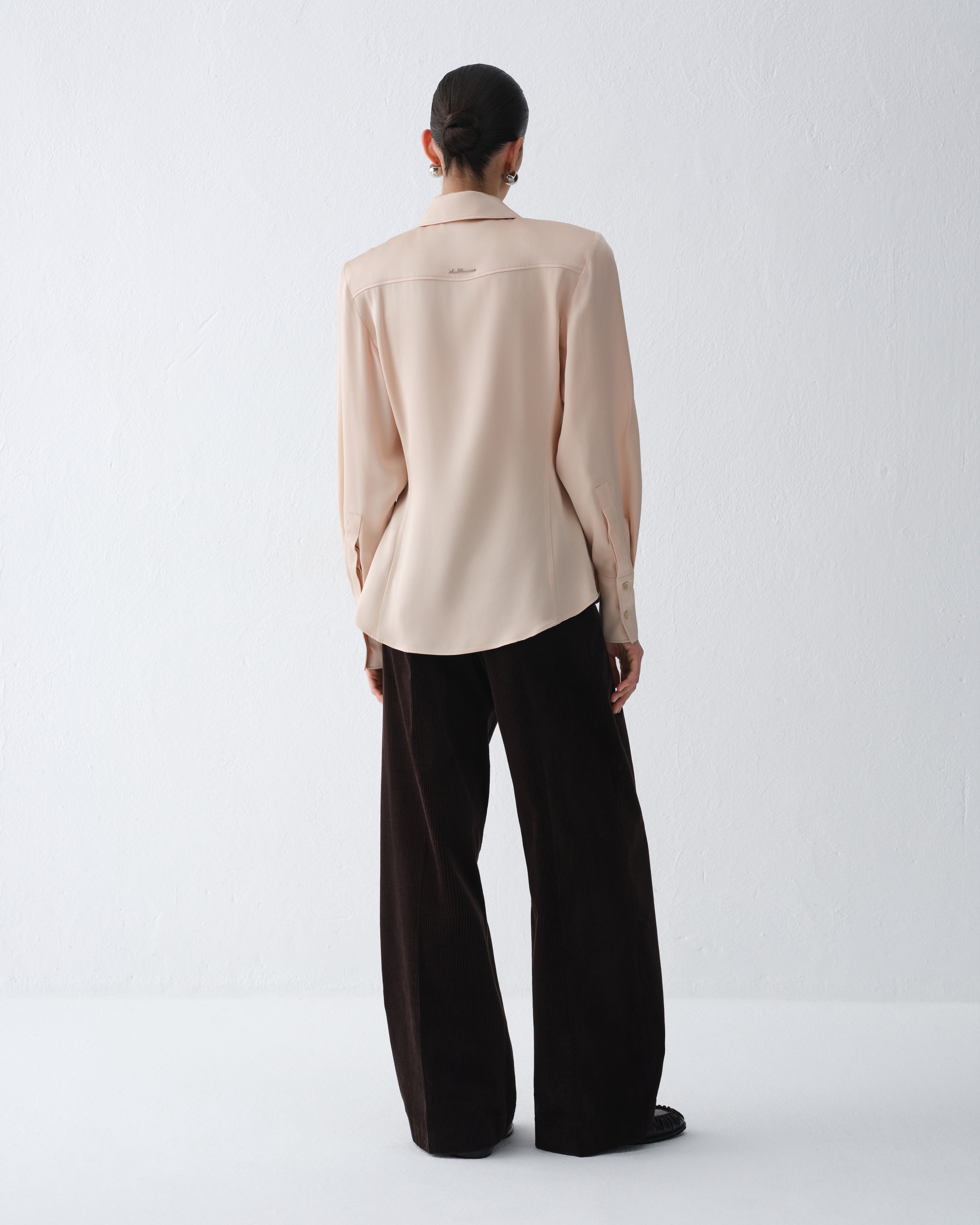 CADIZ CORDUROY TROUSERS DARK CHOCOLATE