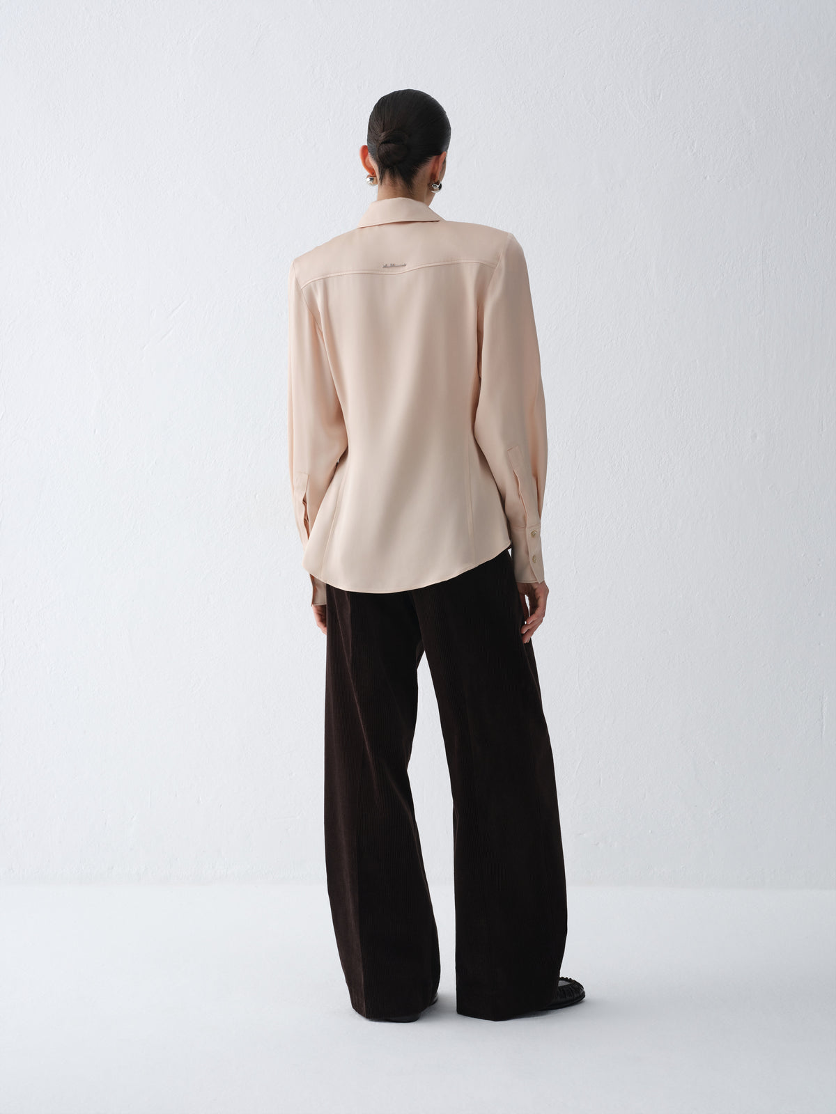 CADIZ CORDUROY TROUSERS DARK CHOCOLATE