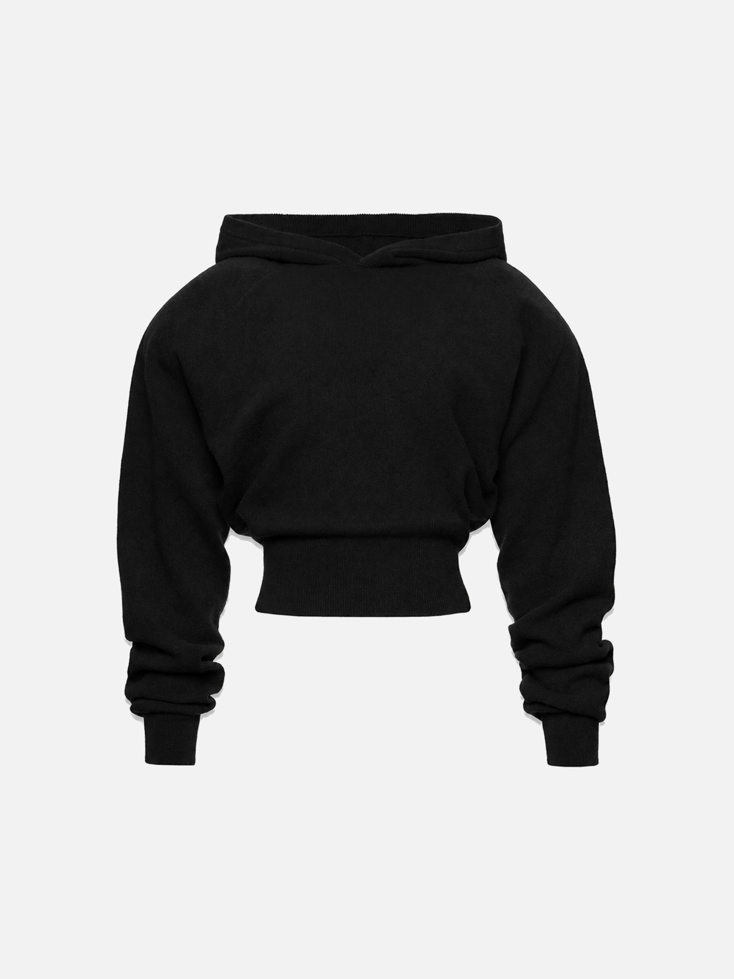BLUZA Z KAPTUREM NANA BLACK