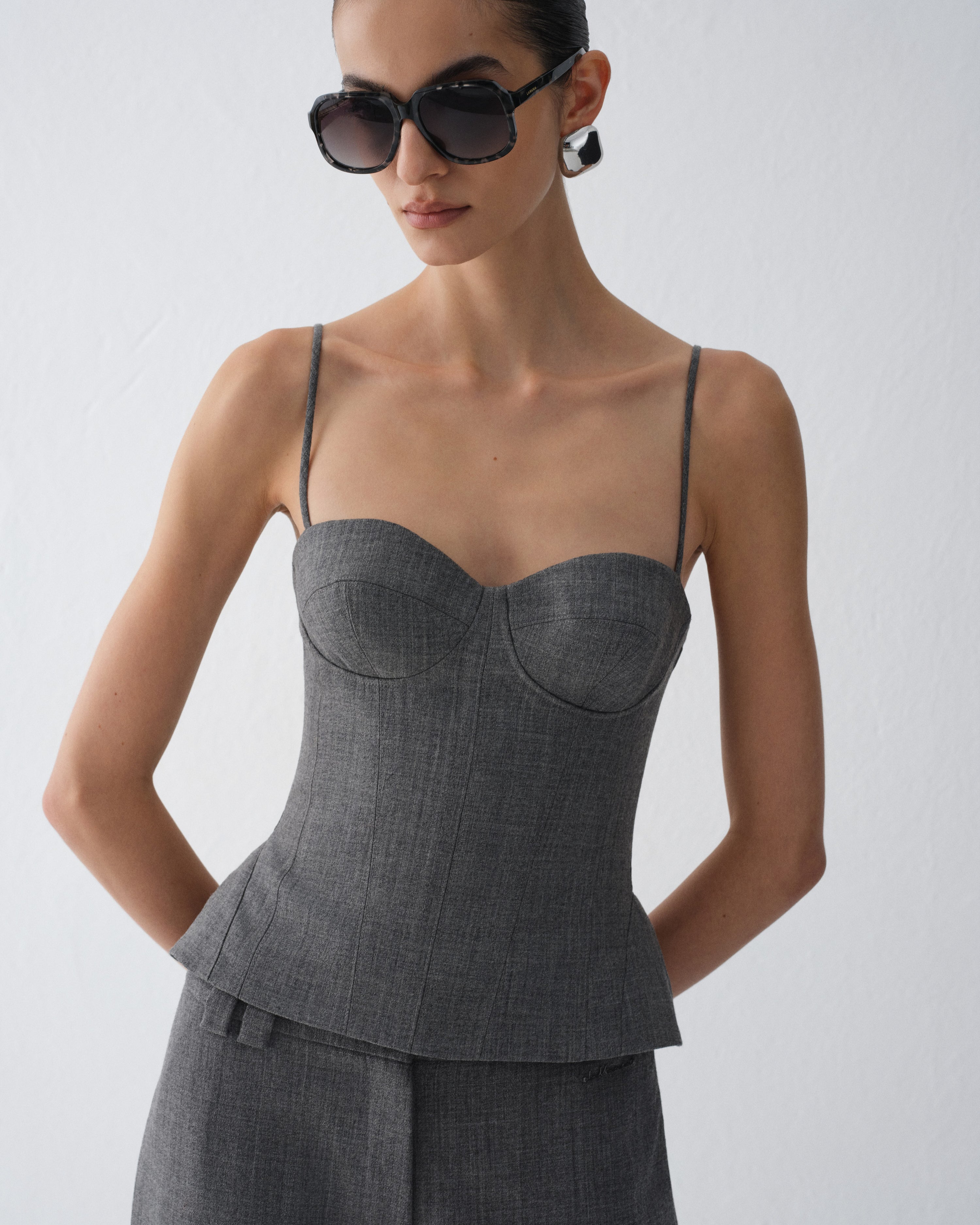 CORSET NATASHA GREY MELANGE