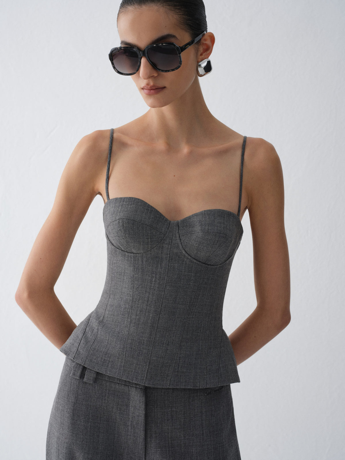 CORSET NATASHA GREY MELANGE