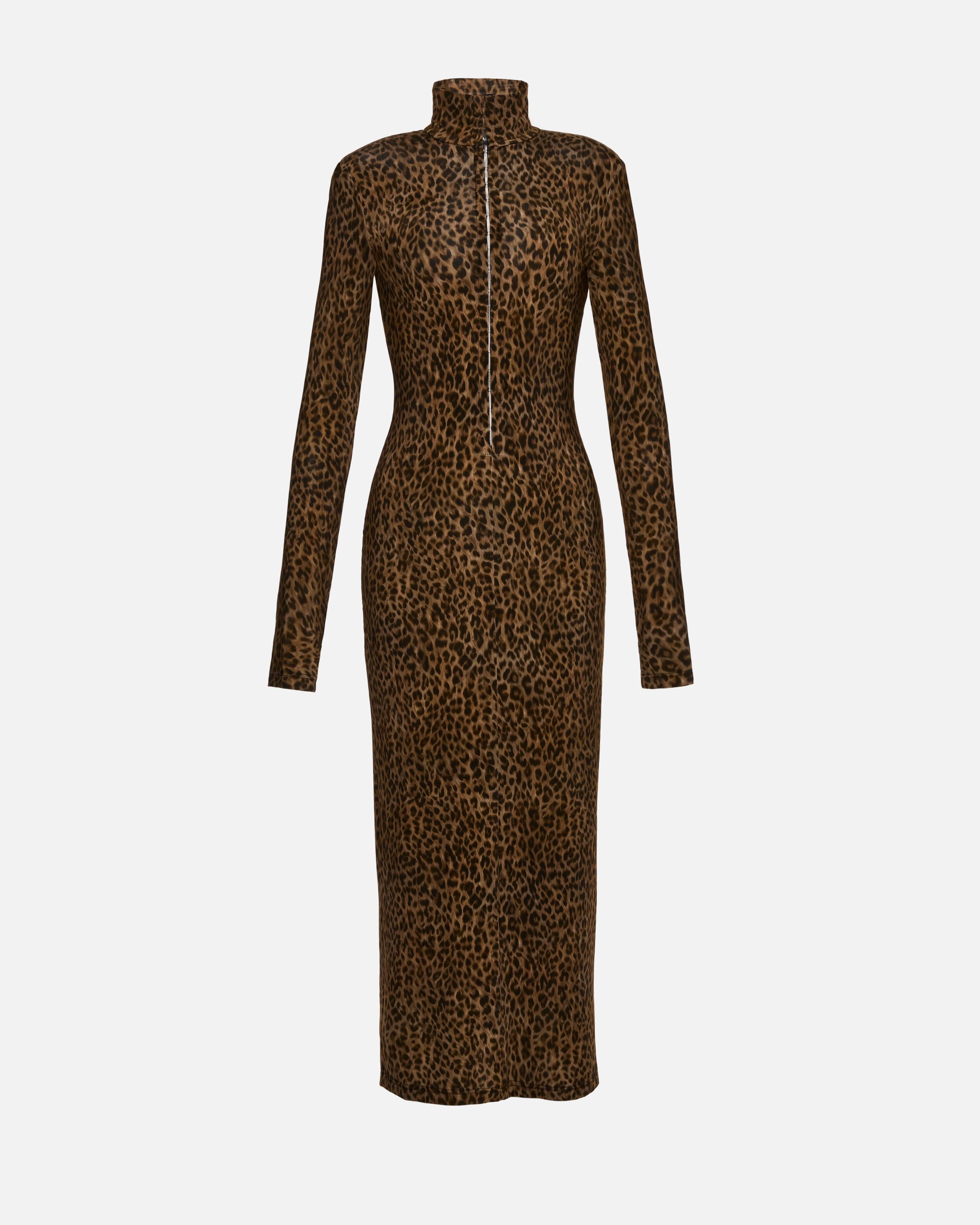SUKIENKA NORA LEOPARD PRINT