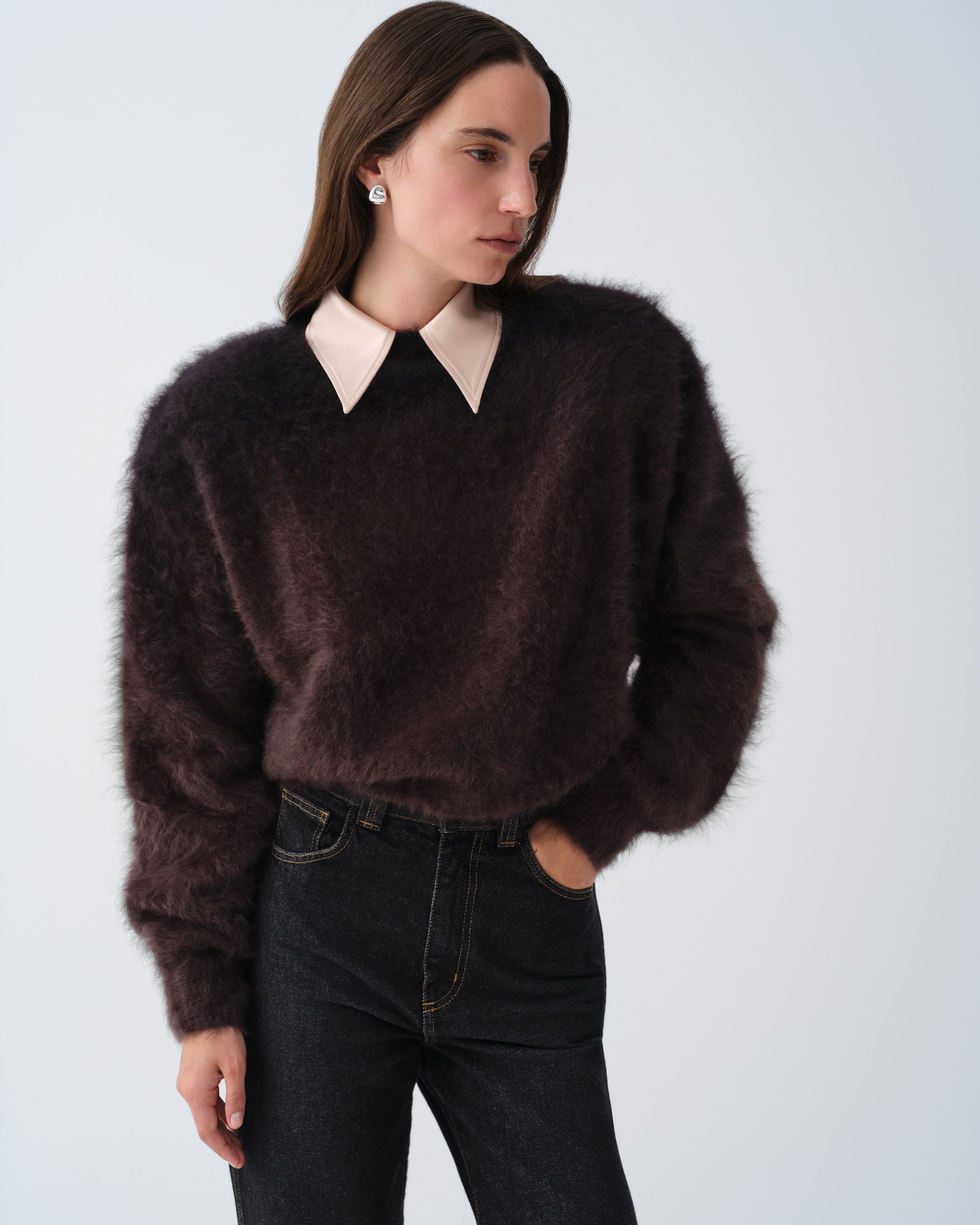 SWETER OMBRE DARK CHOCOLATE