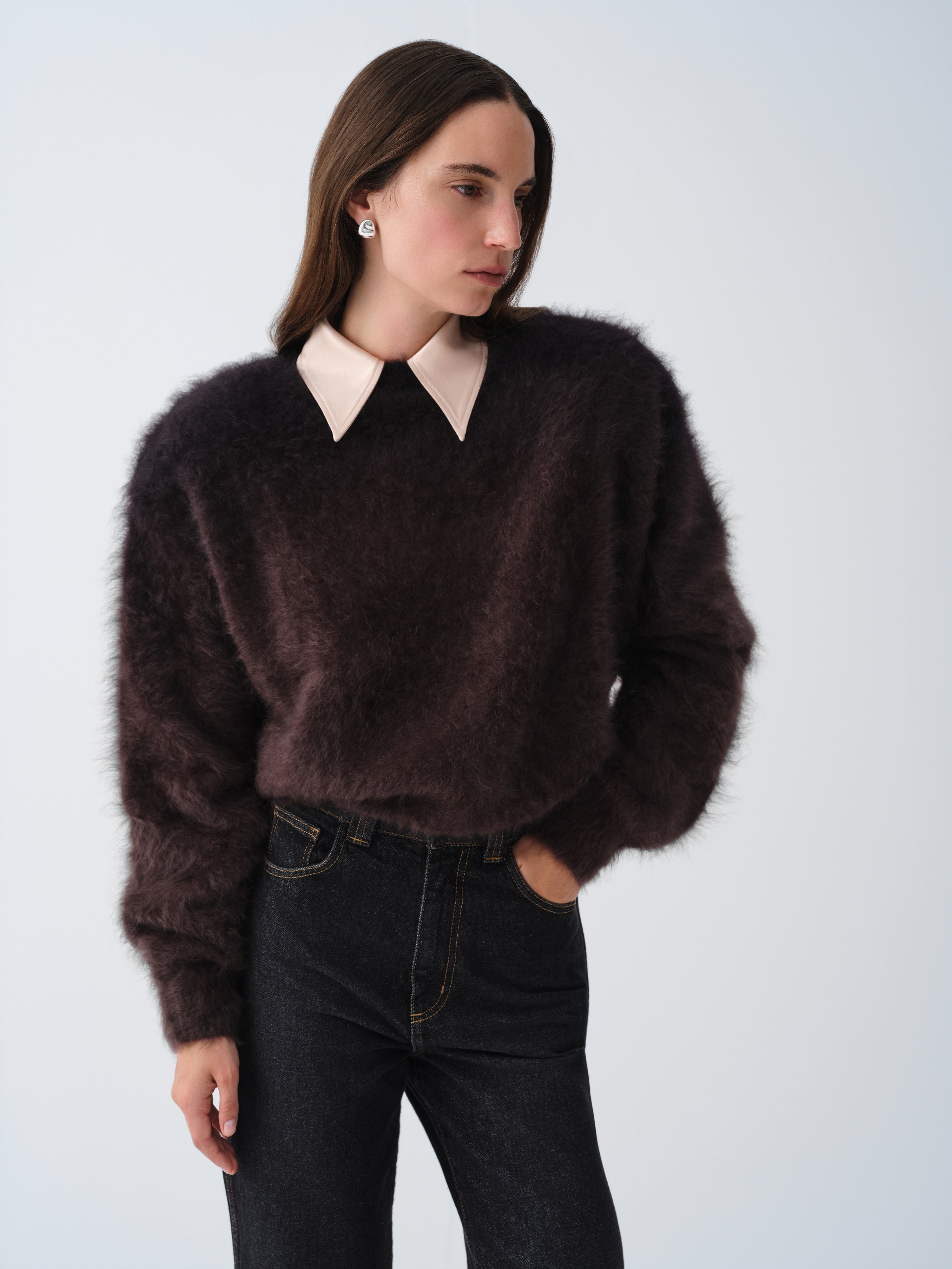 SWETER OMBRE DARK CHOCOLATE