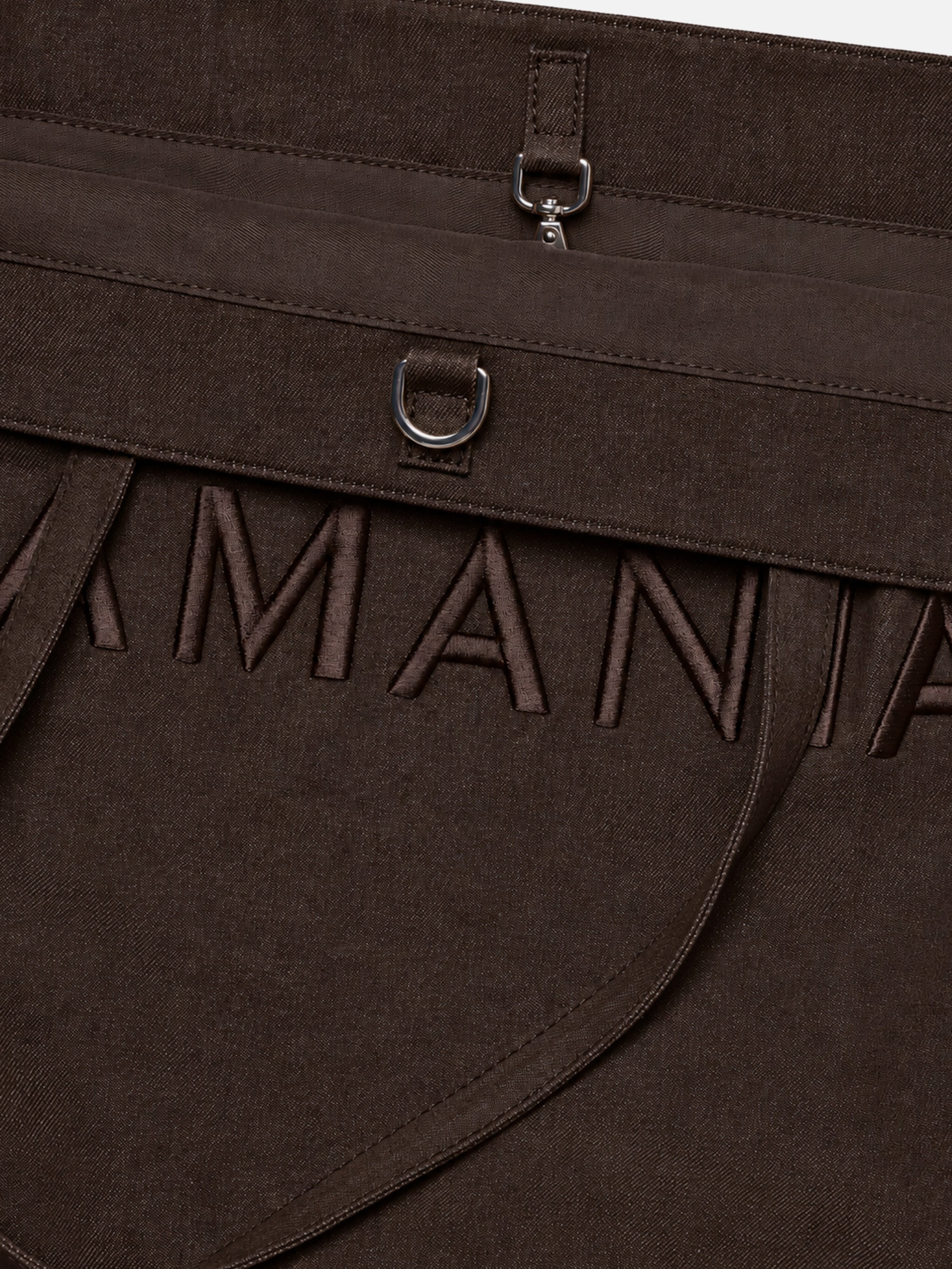 NEREA BROWN DENIM BAG
