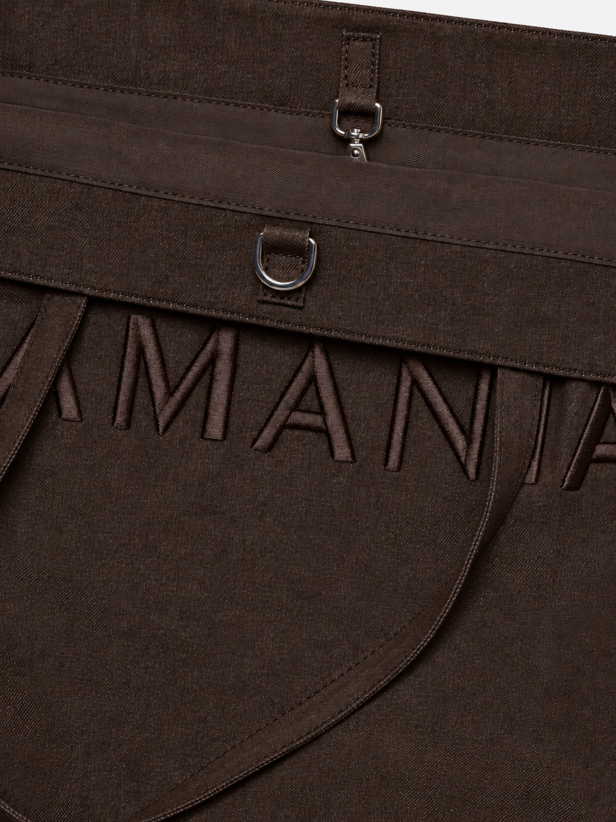 NEREA BROWN DENIM BAG