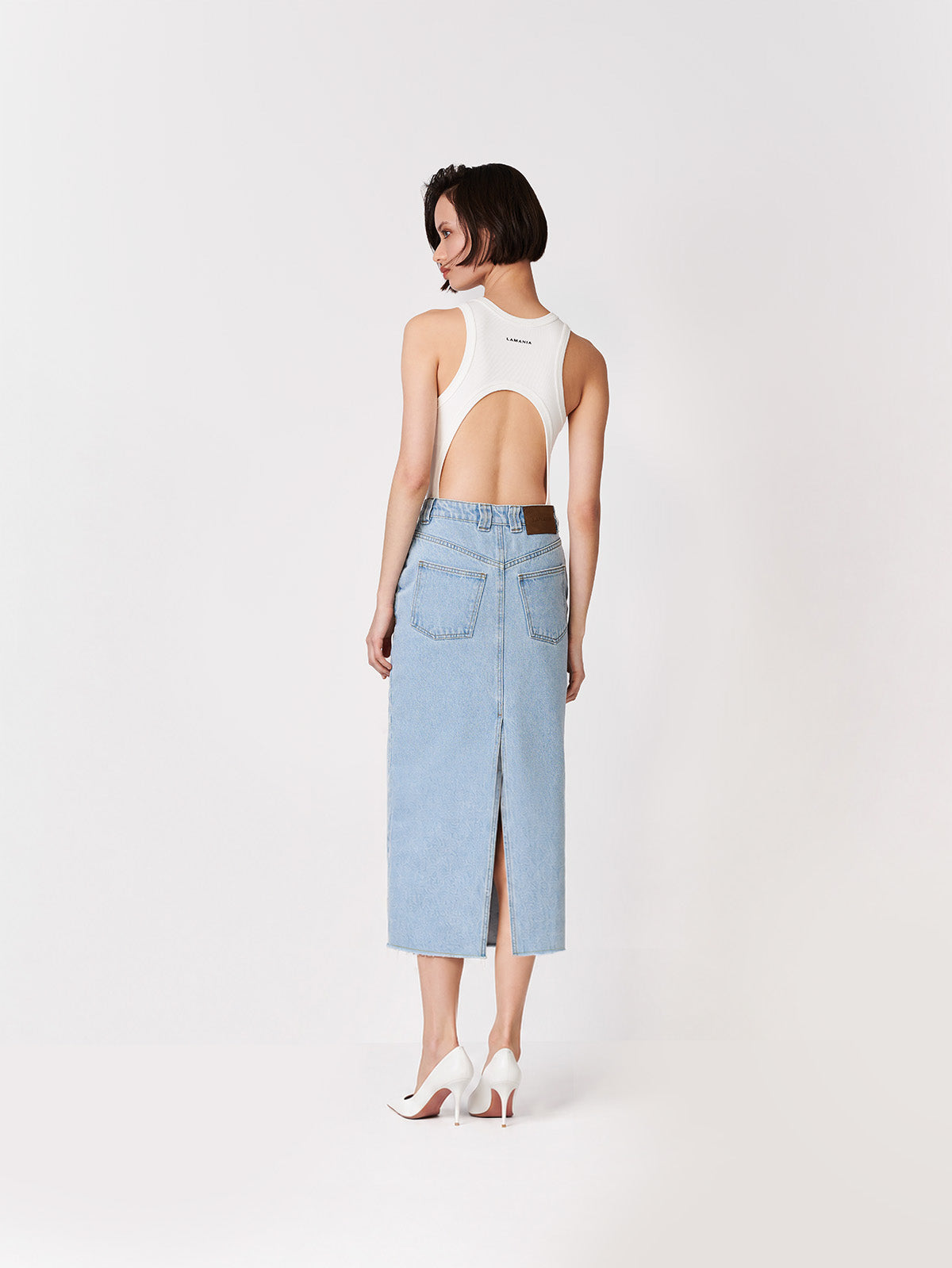 JEANSOWA SPÓDNICA MAXI CRUZ CLASSIC BLUE