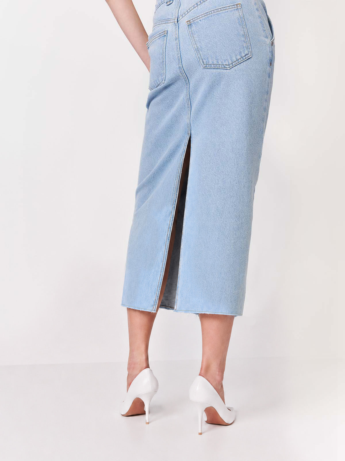 JEANSOWA SPÓDNICA MAXI CRUZ CLASSIC BLUE