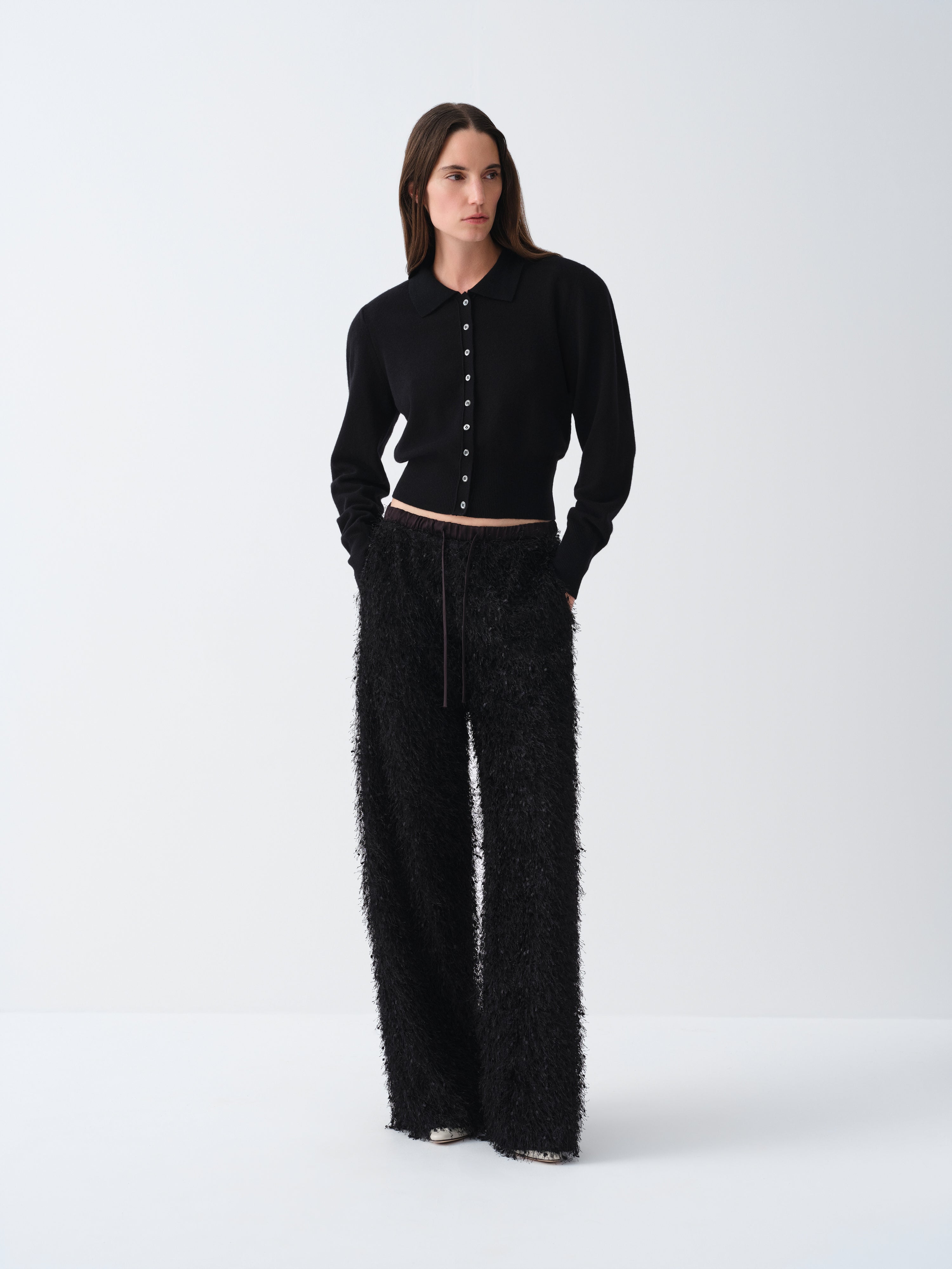 FIL BLACK TROUSERS