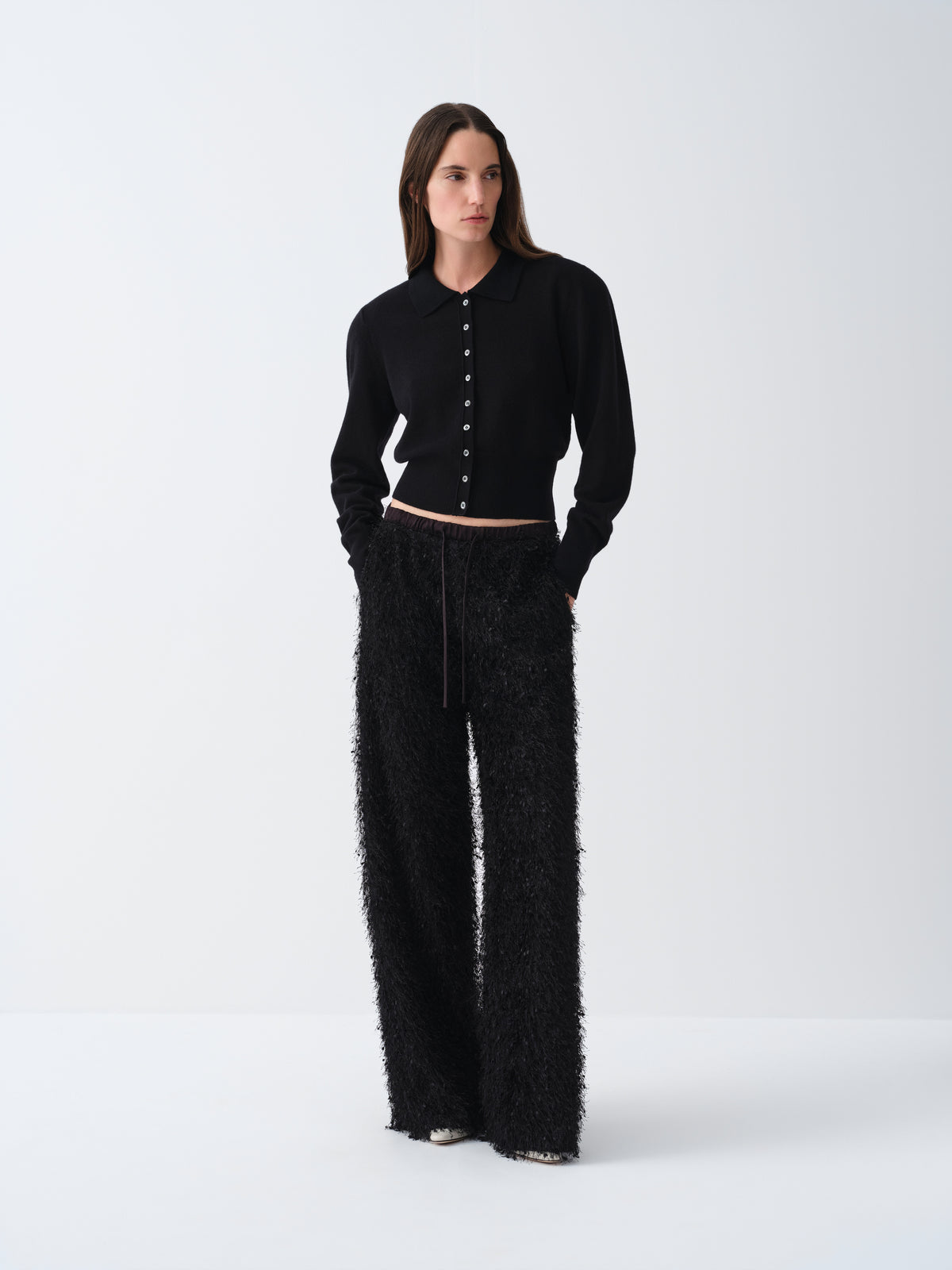 FIL BLACK TROUSERS