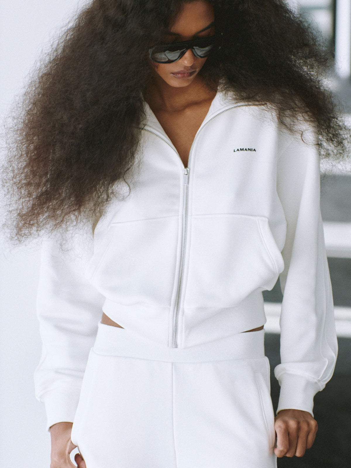 BLUZA ROZPINANA PIN OFF-WHITE