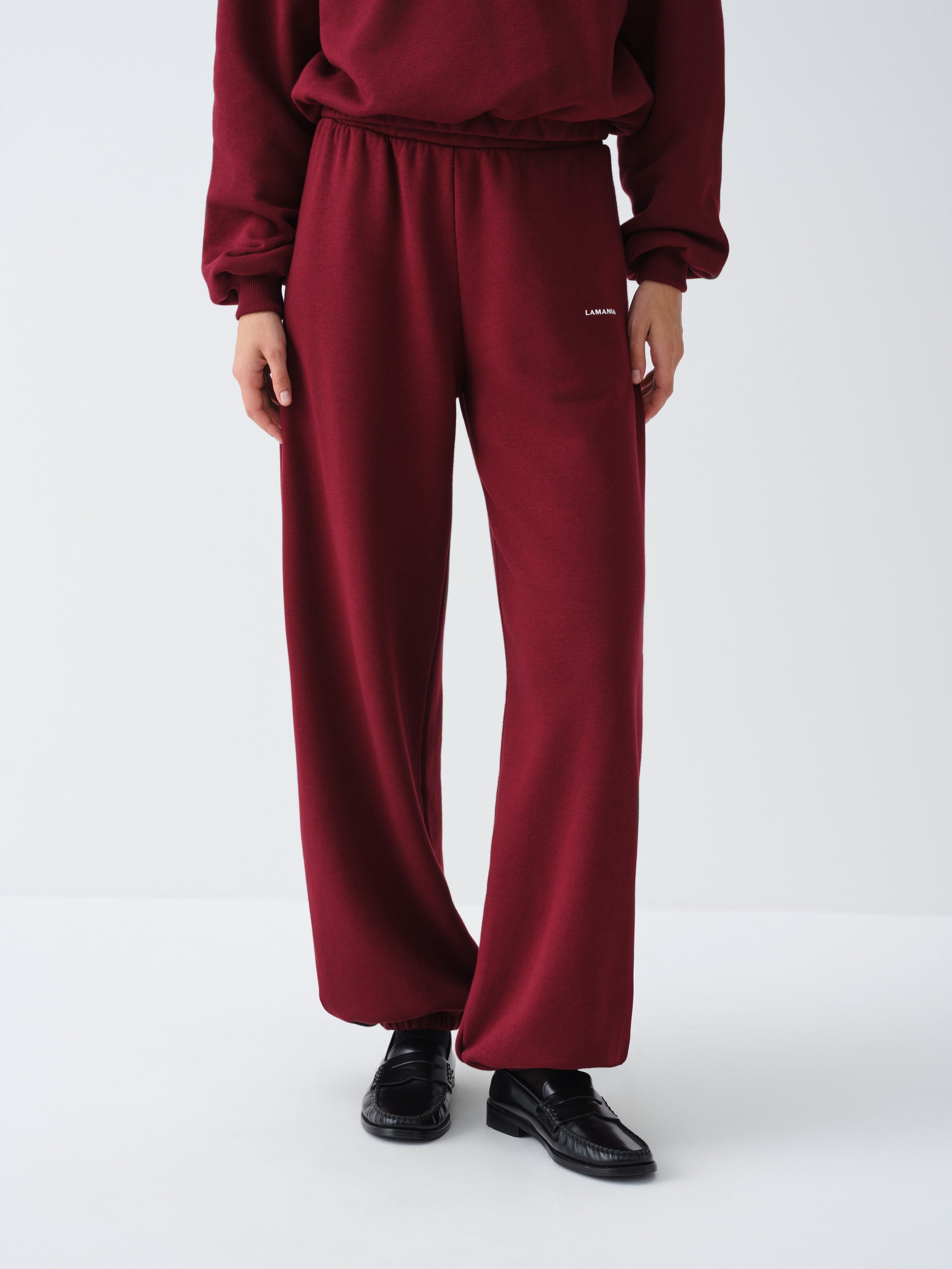 ALYA BURGUNDY SWEATPANTS