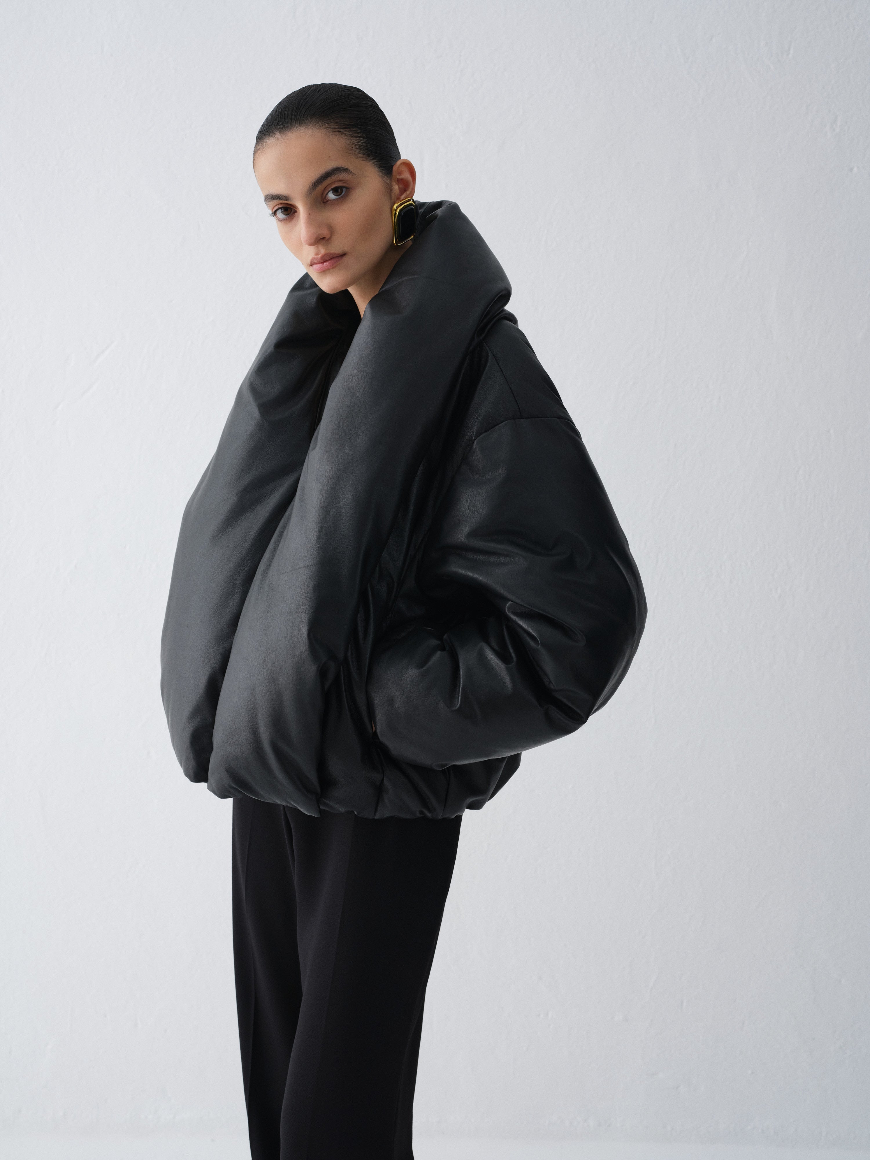 SABEL BLACK LEATHER JACKET