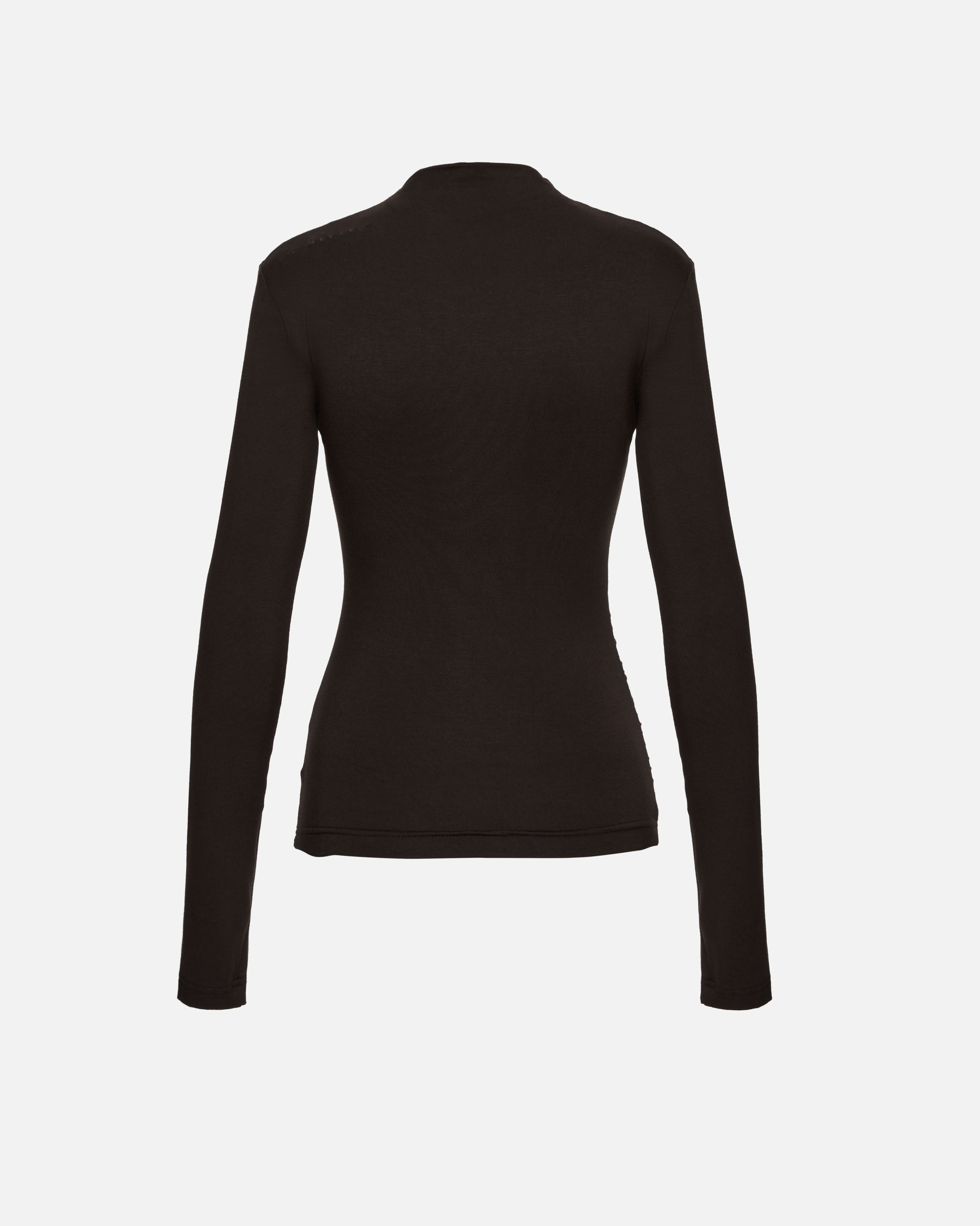 LONGSLEEVE SANNE DARK CHOCOLATE