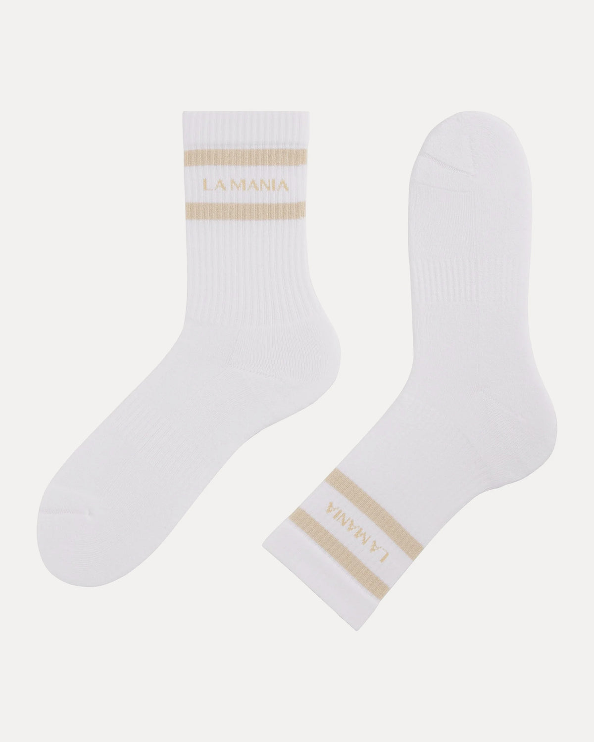 SKARPETKI SPORT WHITE-BEIGE