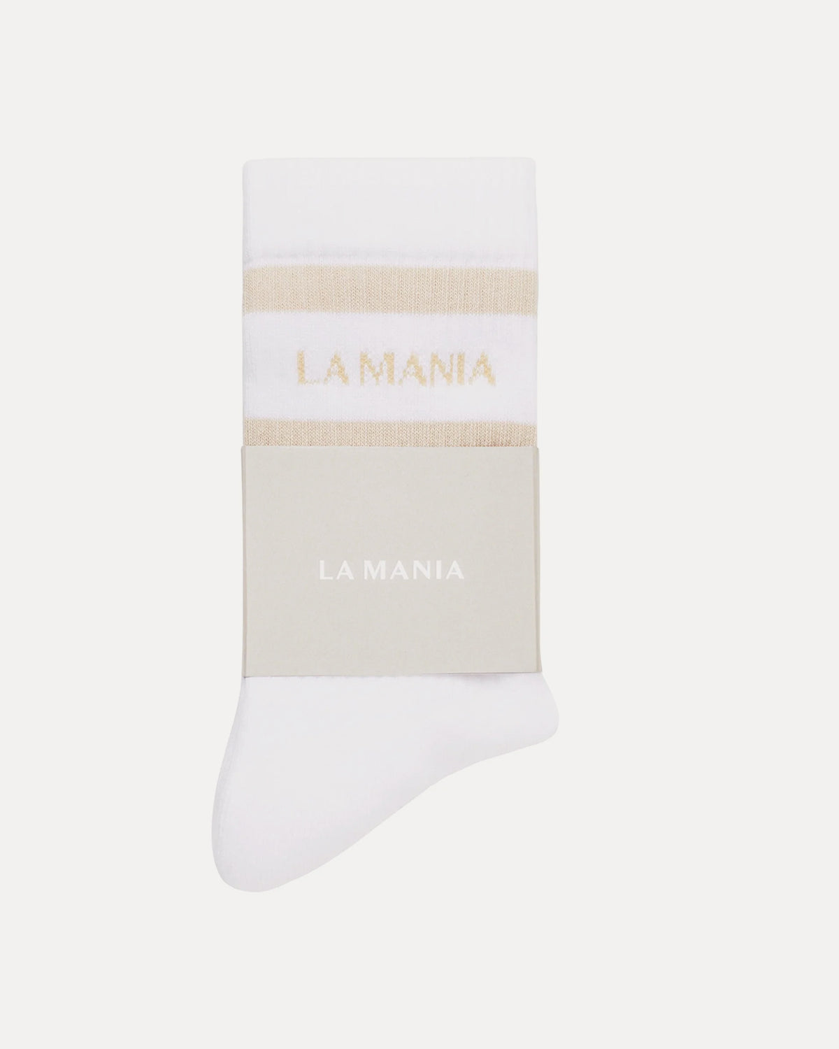 SKARPETKI SPORT WHITE-BEIGE