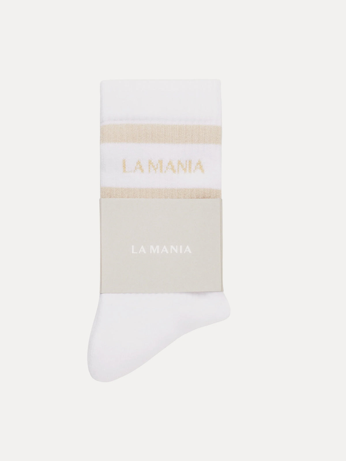 SKARPETKI SPORT WHITE-BEIGE