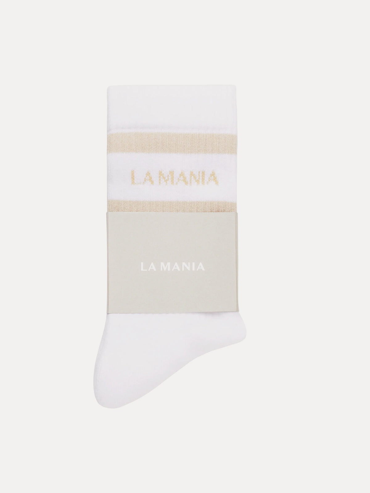 SKARPETKI SPORT WHITE-BEIGE