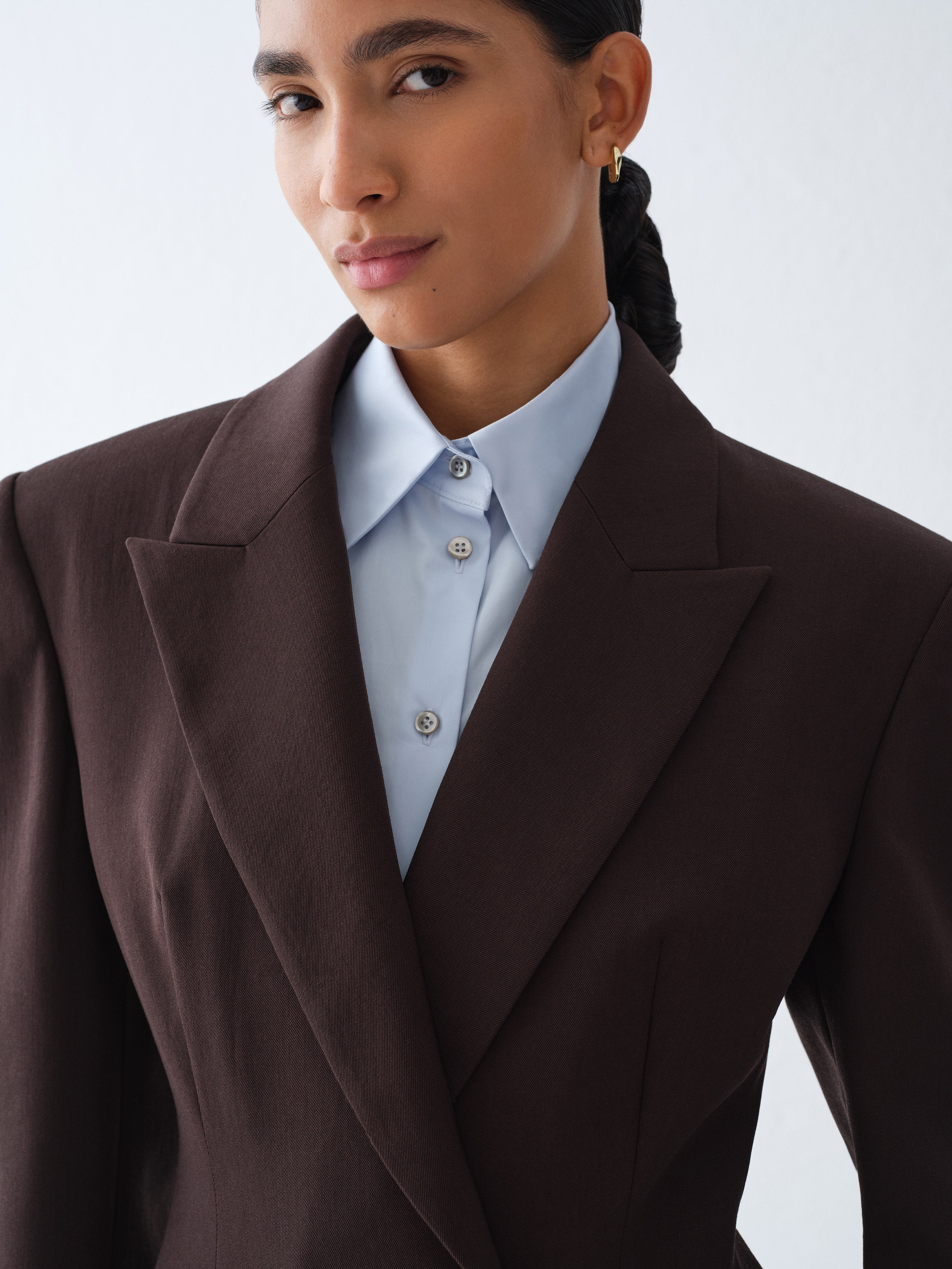 SPODNIE GARNITUROWE MAVION DARK CHOCOLATE