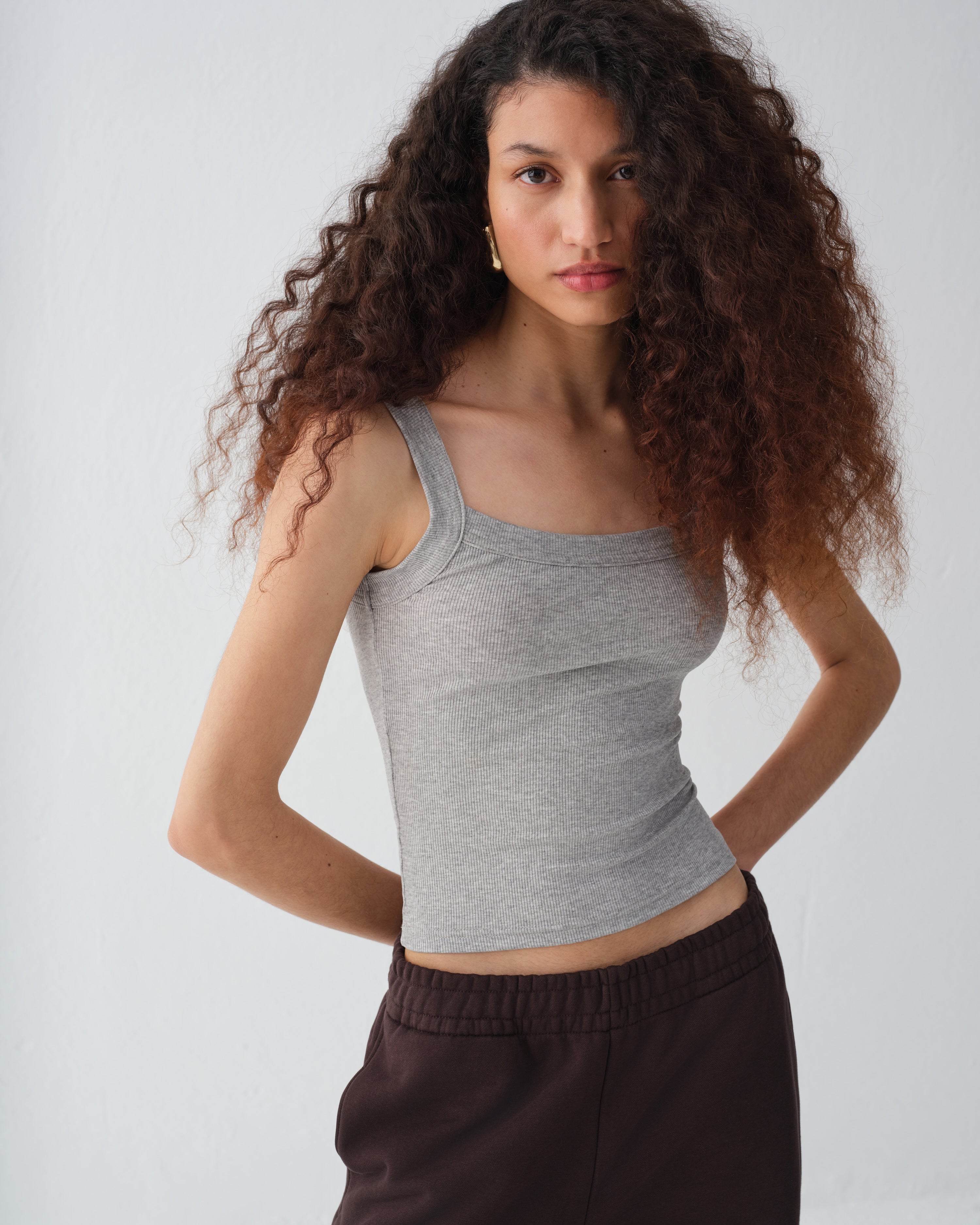 TOP TESS LIGHT GREY MELANGE