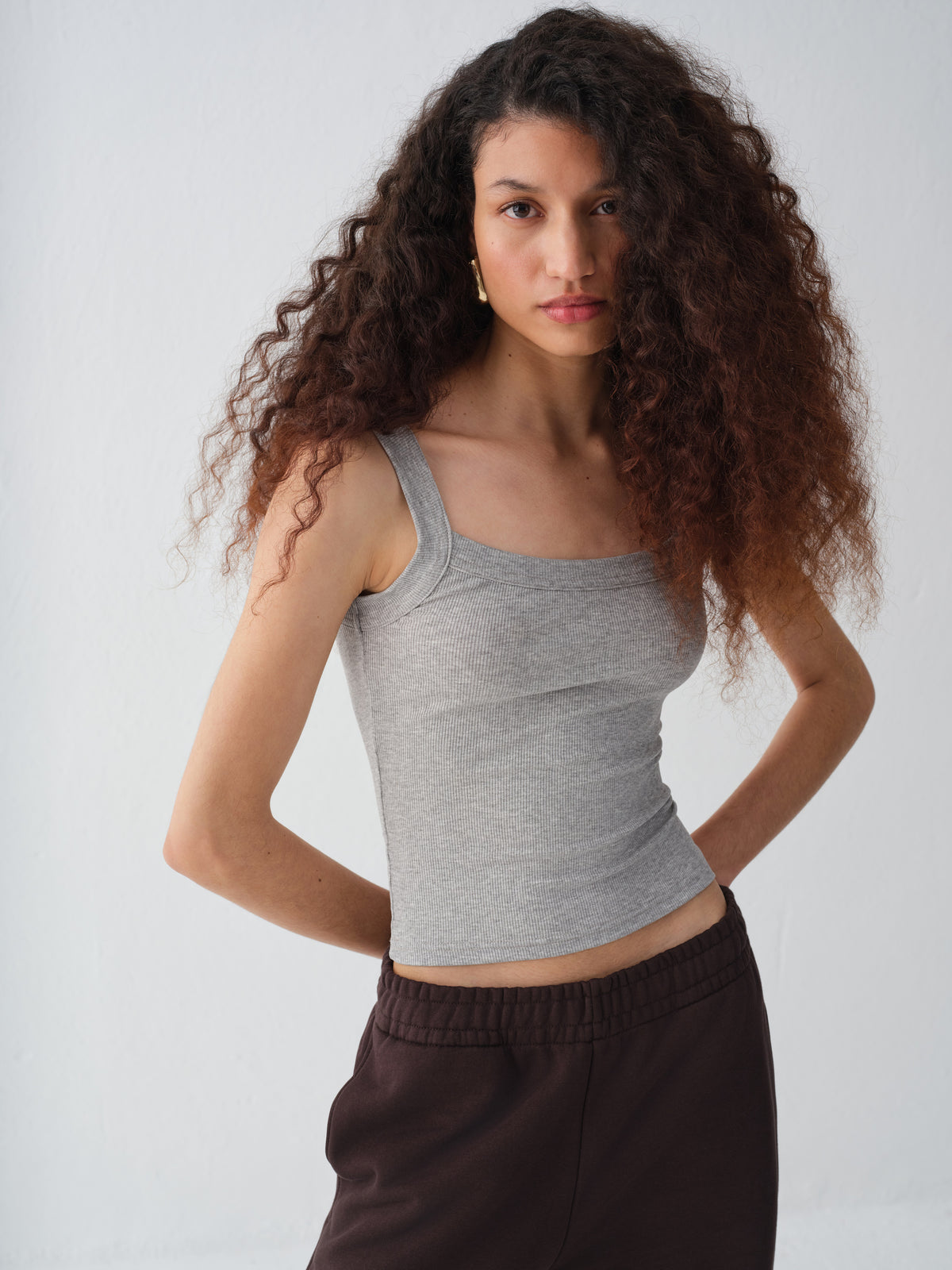 TOP TESS LIGHT GREY MELANGE