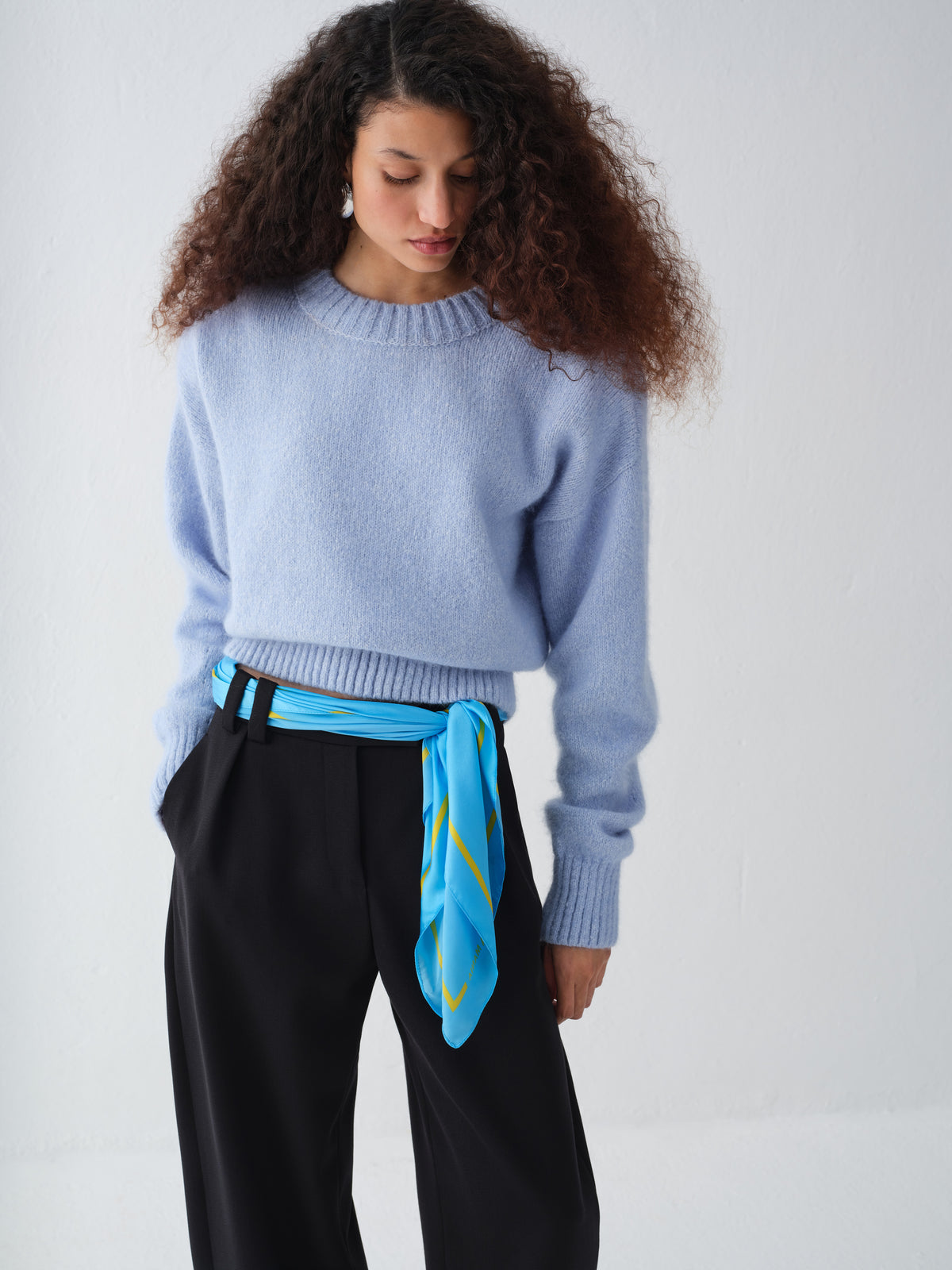 THEIA LIGHT BLUE SWEATER