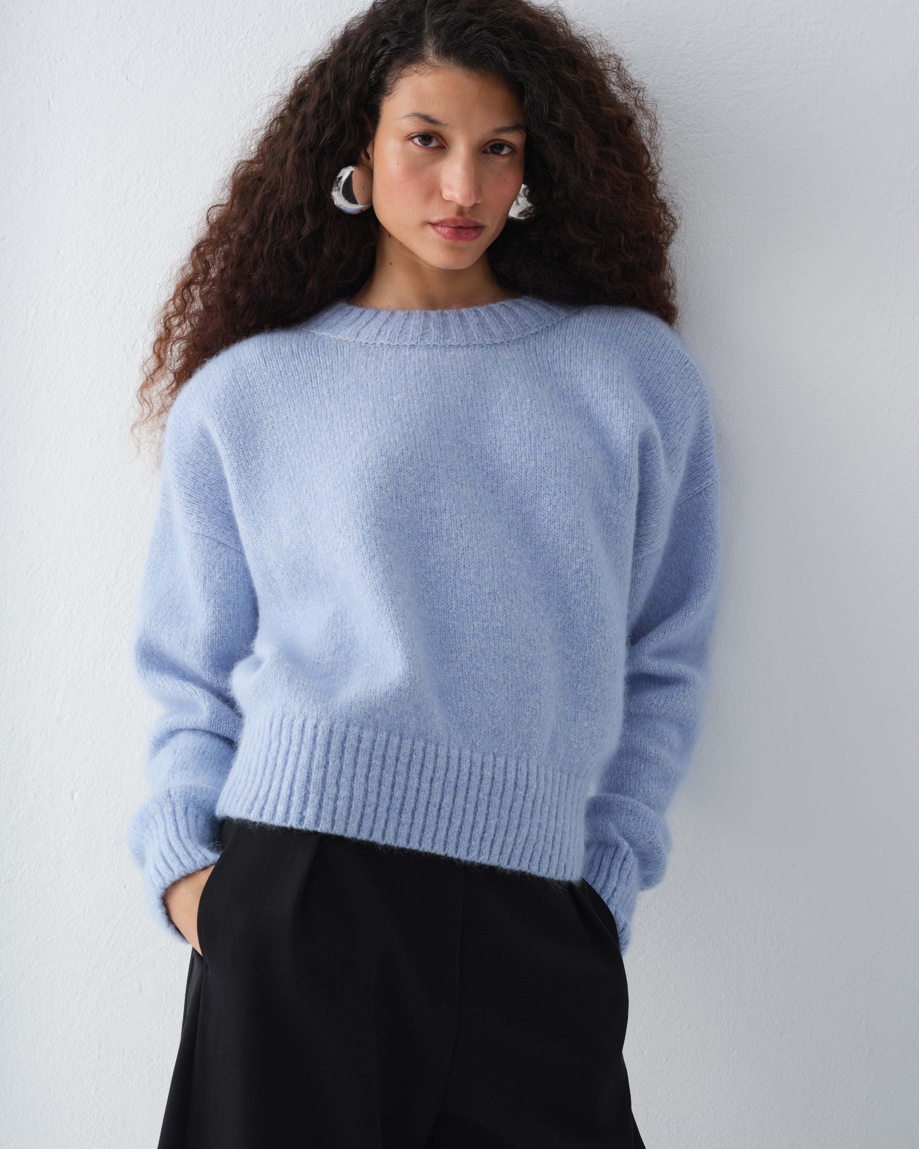 THEIA LIGHT BLUE SWEATER