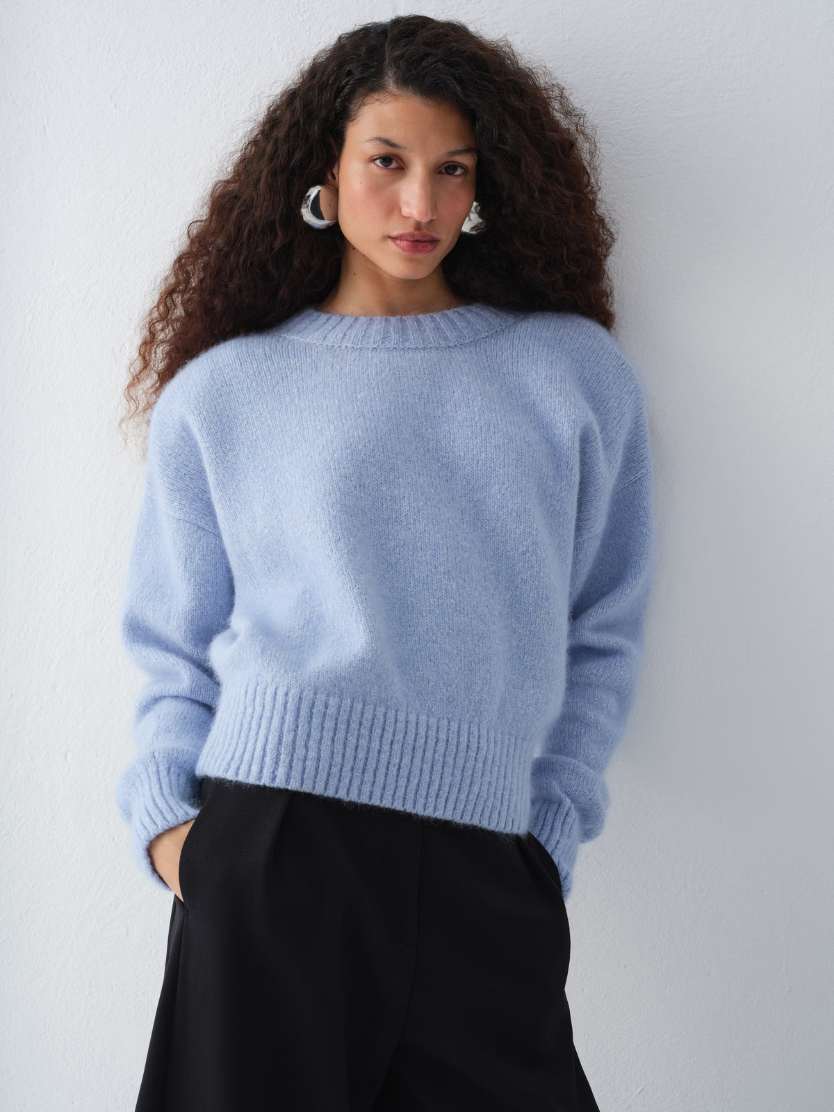 THEIA LIGHT BLUE SWEATER