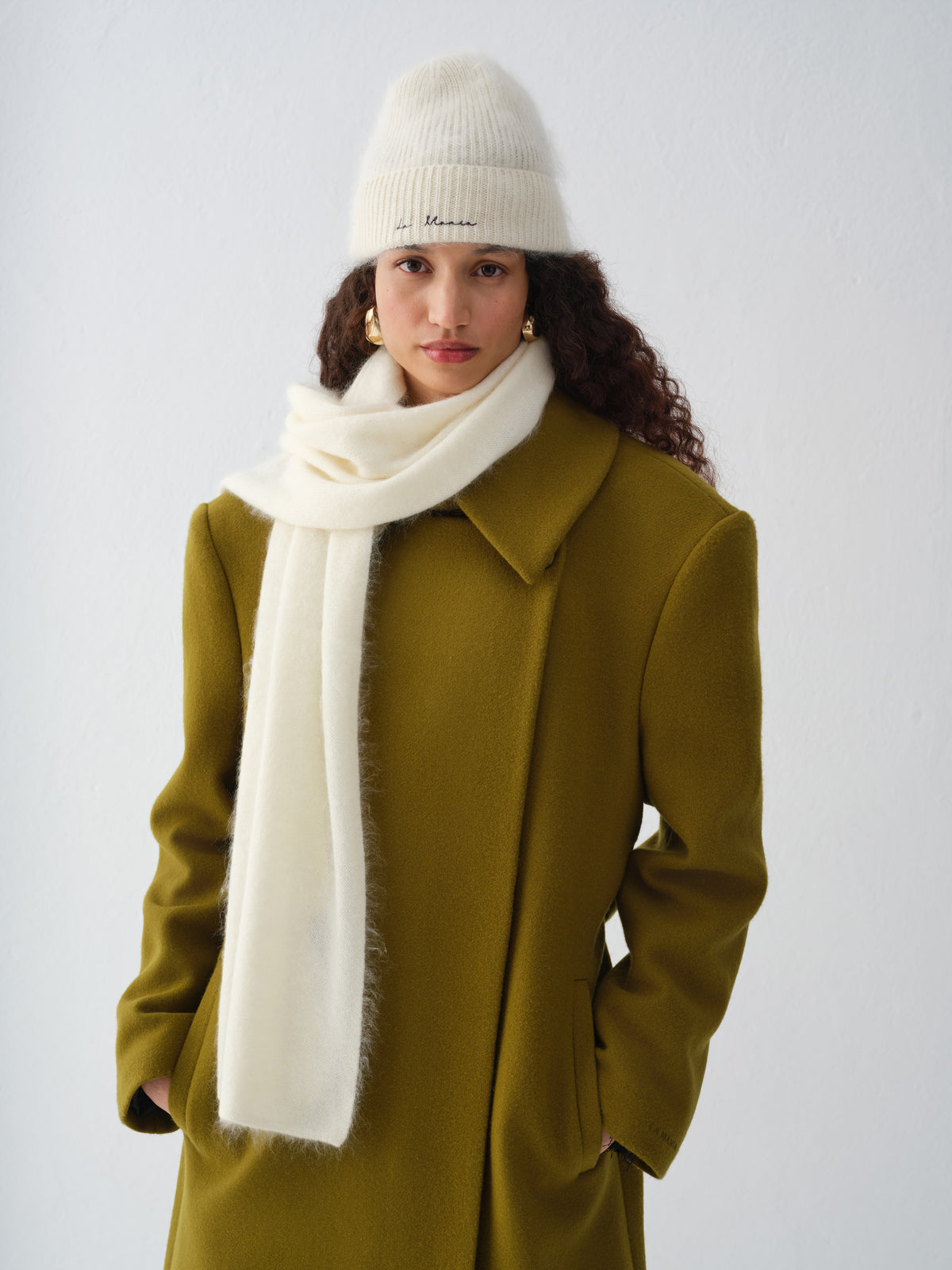 NEVE ECRU SCARF