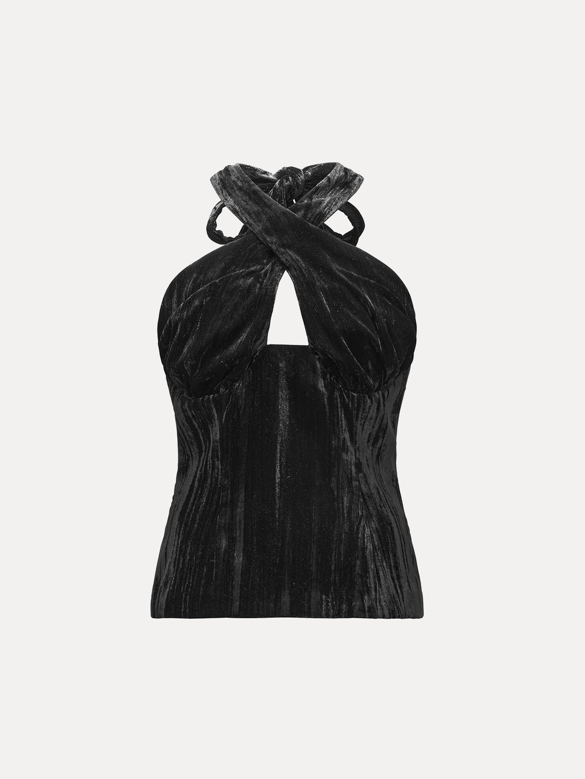 TOP GORSETOWY CHIC BLACK