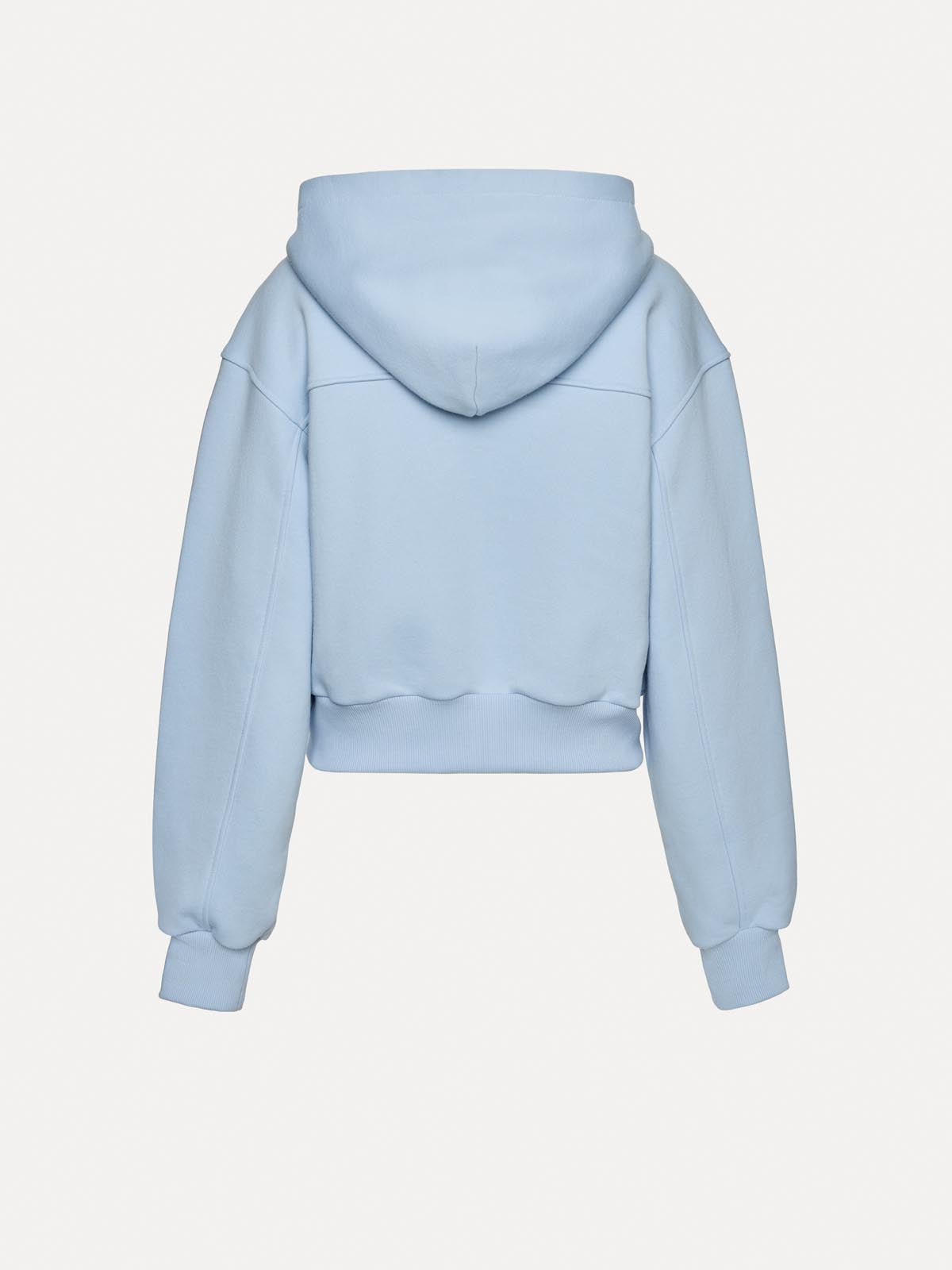 BLUZA Z KAPTUREM TOVI PEARL BLUE
