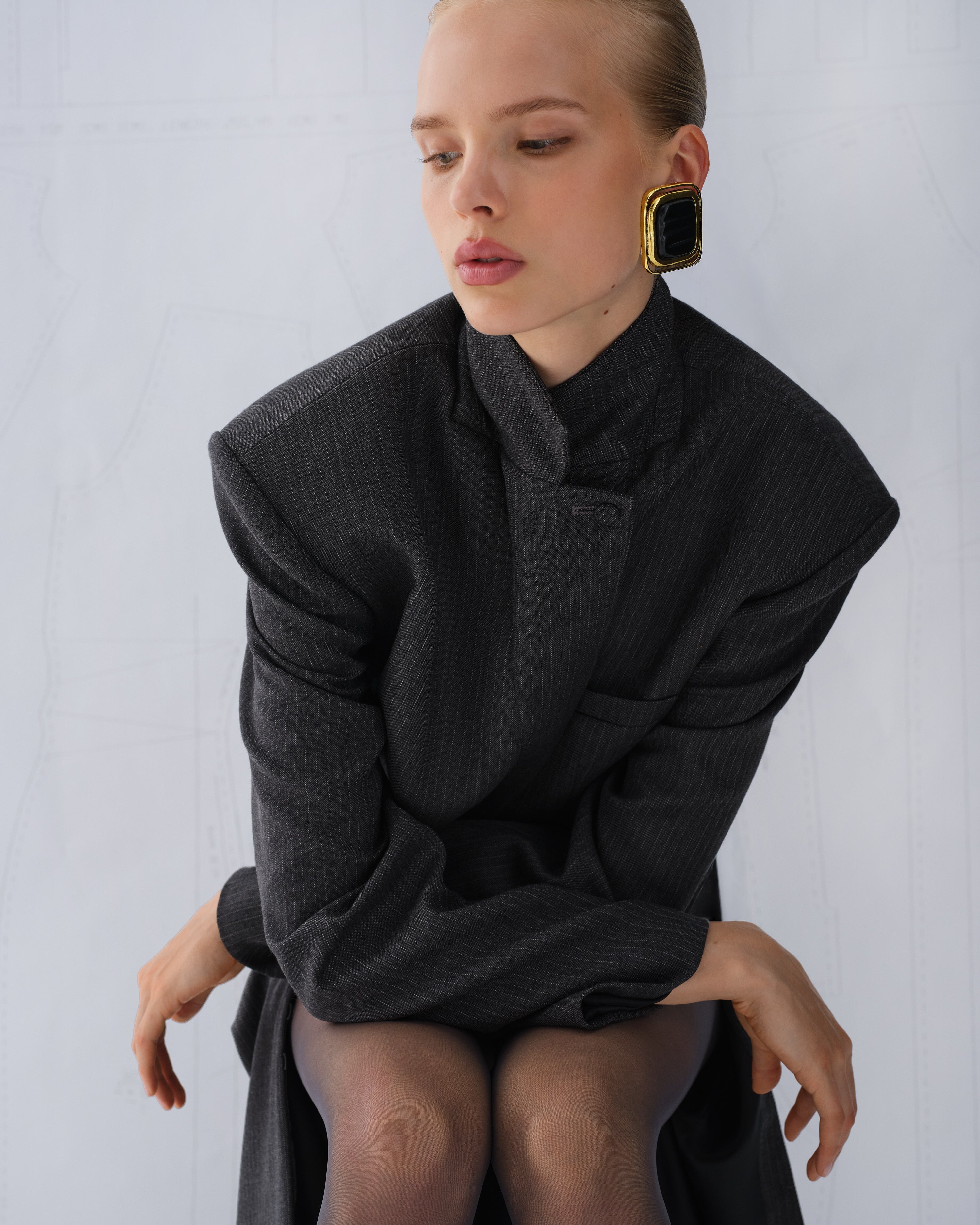 MARYNARKA TRISTANNE DARK GREY MELANGE