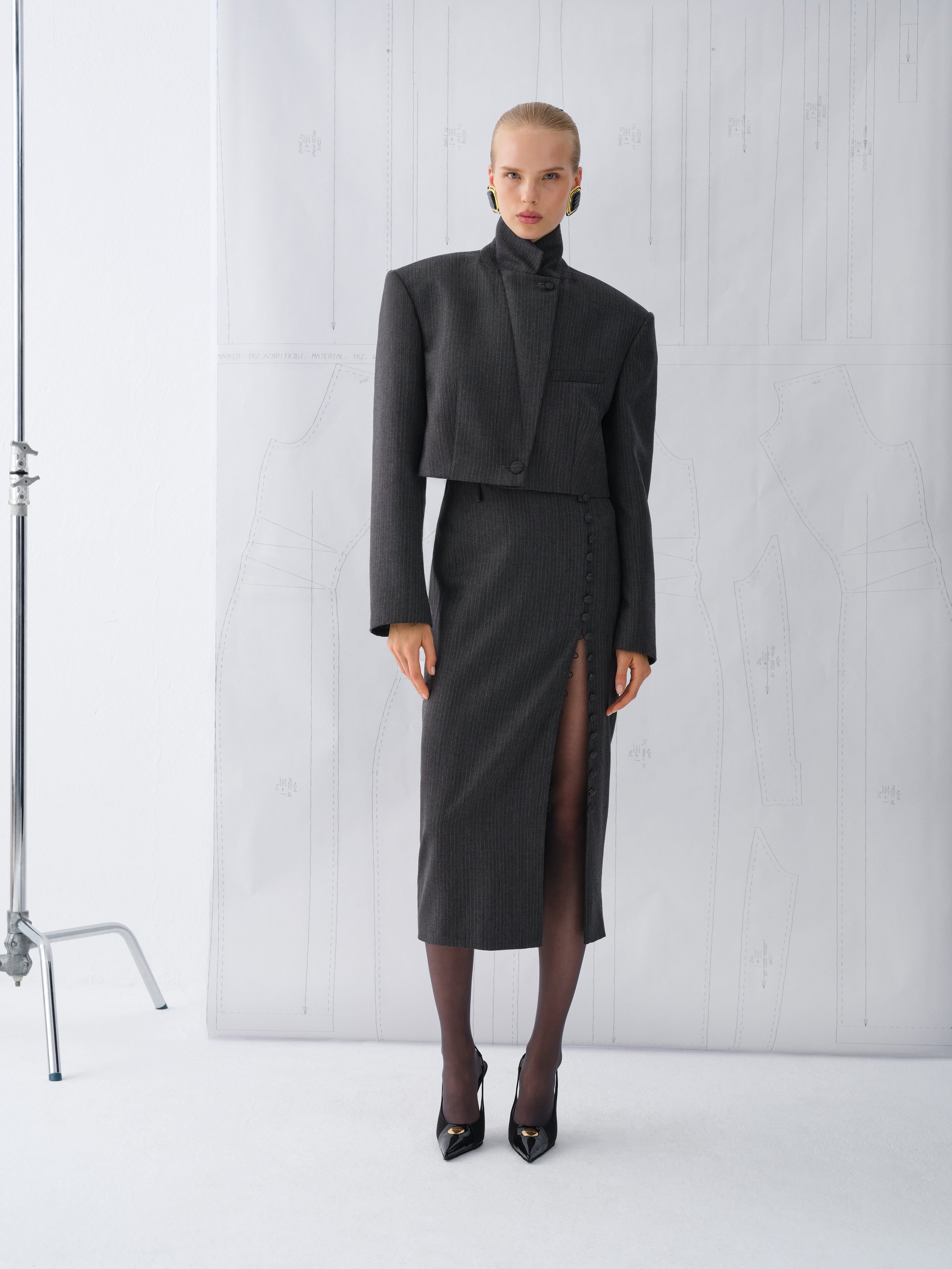 MARYNARKA TRISTANNE DARK GREY MELANGE