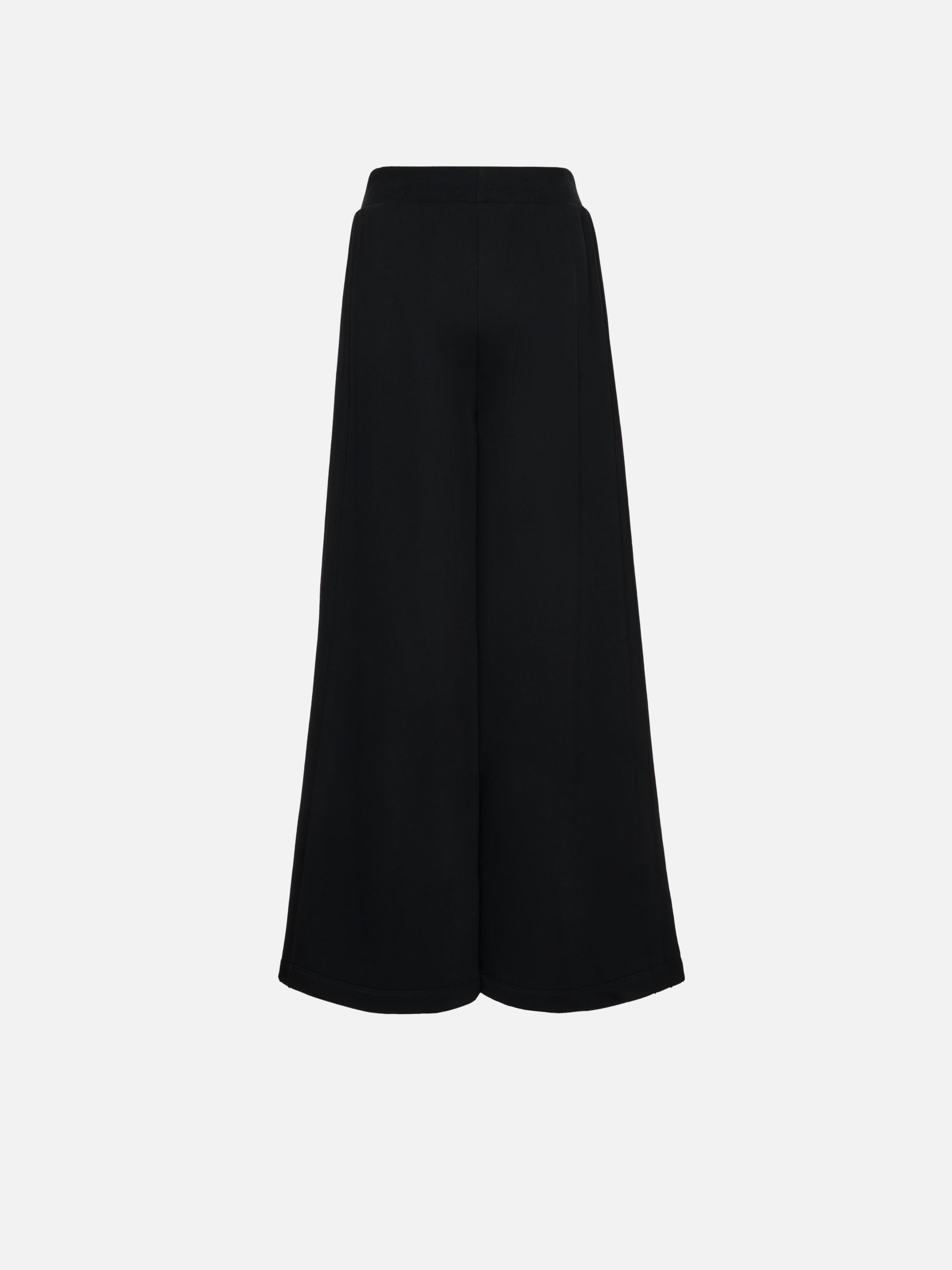 TUCK BLACK SWEATPANTS