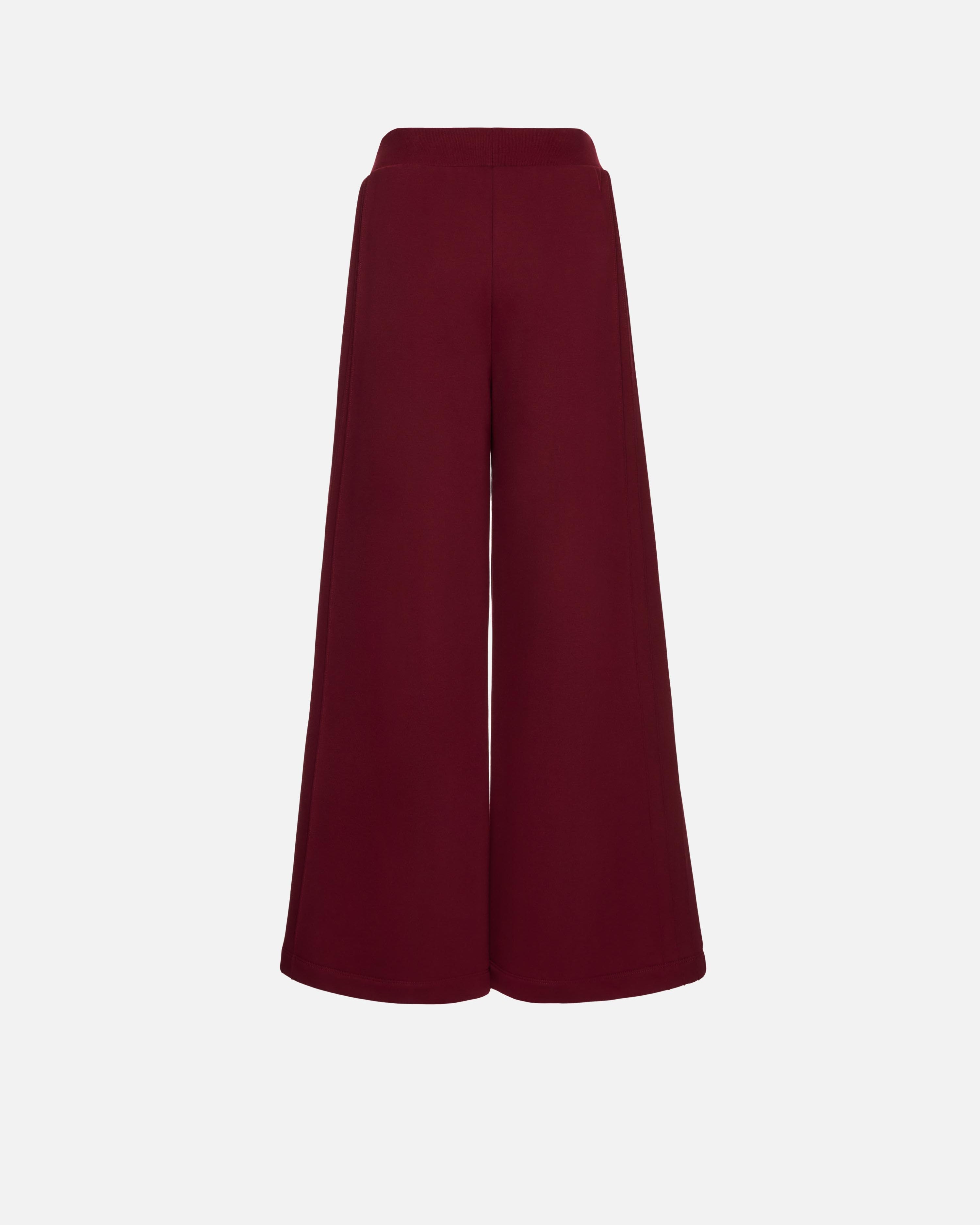 TUCK BURGUNDY SWEATPANTS