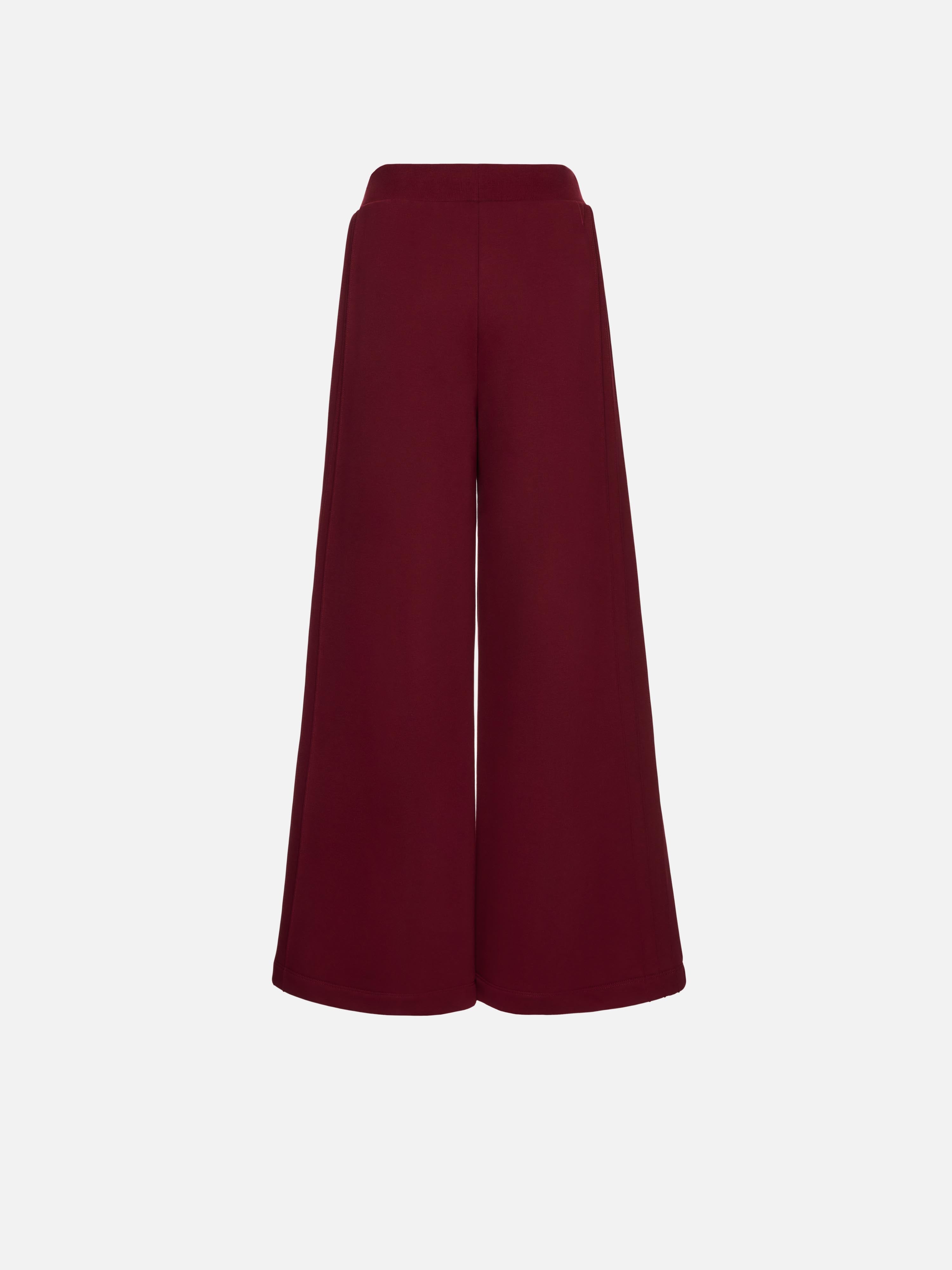 TUCK BURGUNDY SWEATPANTS